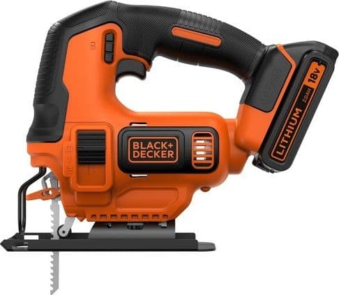 Black & Decker seghetto alternativo 18V con 1 batteria da 2.0Ah