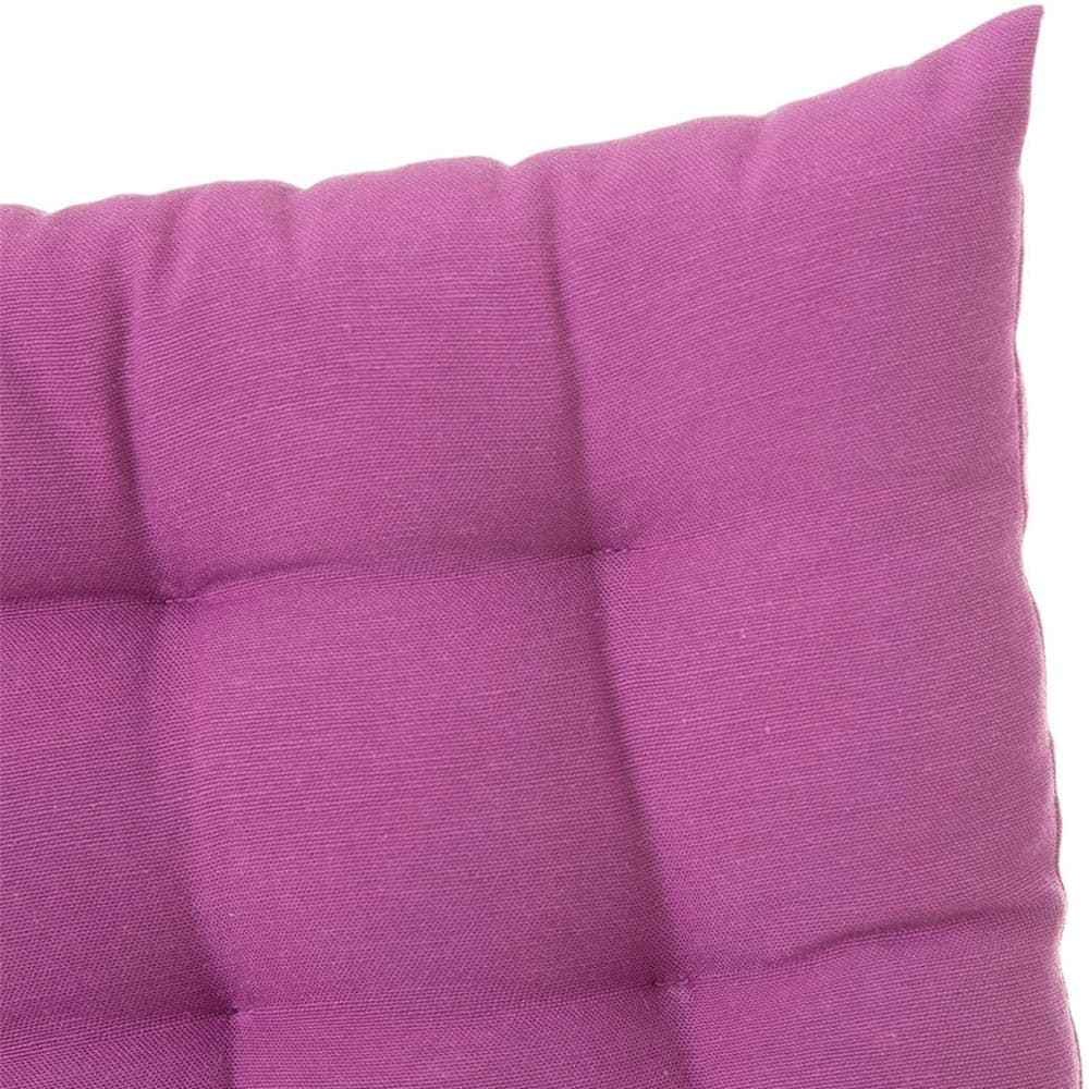 Cuscino Sedia in Tessuto Trapuntato Imbottito 40x40 con Laccetti Colore Viola in Cuscini per sedie da giardino Esplodia - Napoli, commercioVirtuoso.it