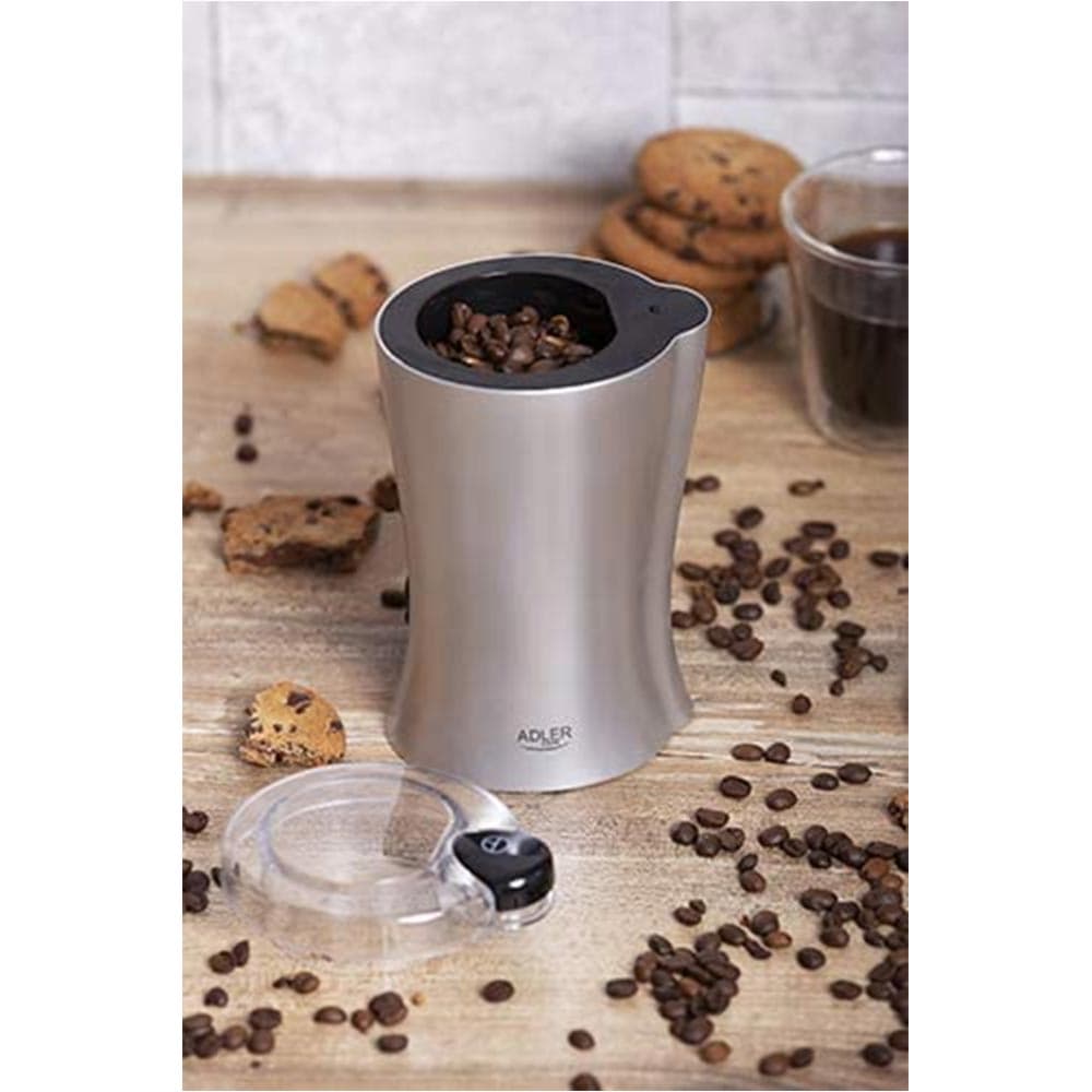 Macina Caffe Macinino Elettrico Spezie Legumi Macinacaffe Lame Acciaio 150W in Macinacaffè elettrici con lama Esplodia - Napoli, commercioVirtuoso.it