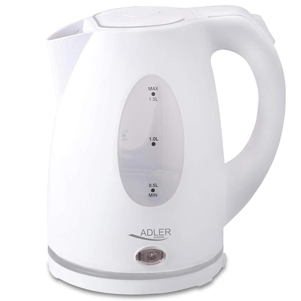 Bollitore Elettrico 1,5Lt 2000W Acqua Calda da Viaggio Cordless Senza Filo Adler