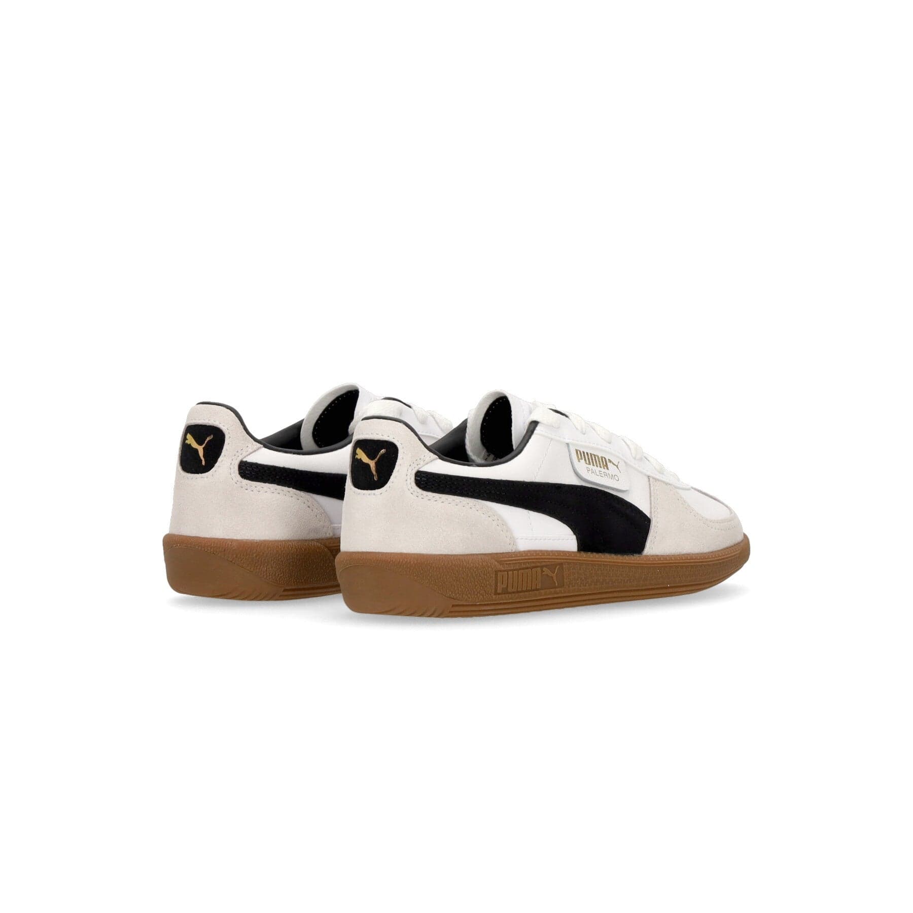 PUMA Scarpa Bassa Uomo Palermo Lth White/vapor Gray/gum da uomo in Sneaker casual Drestige - Casamassima, commercioVirtuoso.it