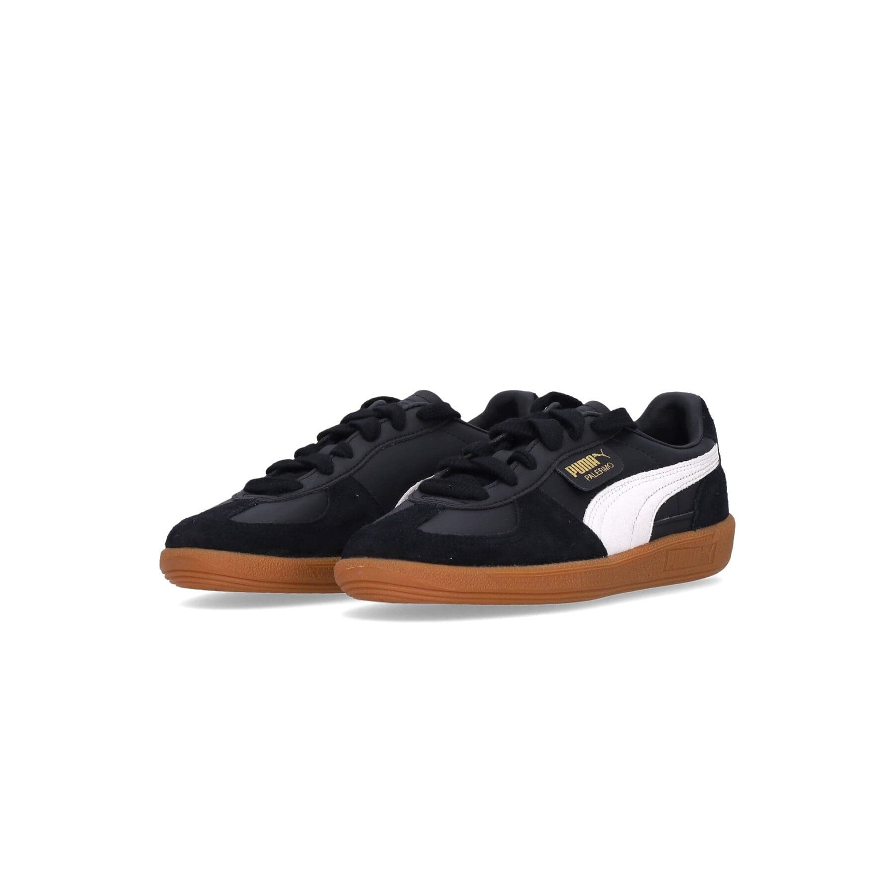 PUMA Scarpa Bassa Uomo Palermo Lth Black/feather Gray/gum da uomo in Sneaker casual Drestige - Casamassima, commercioVirtuoso.it