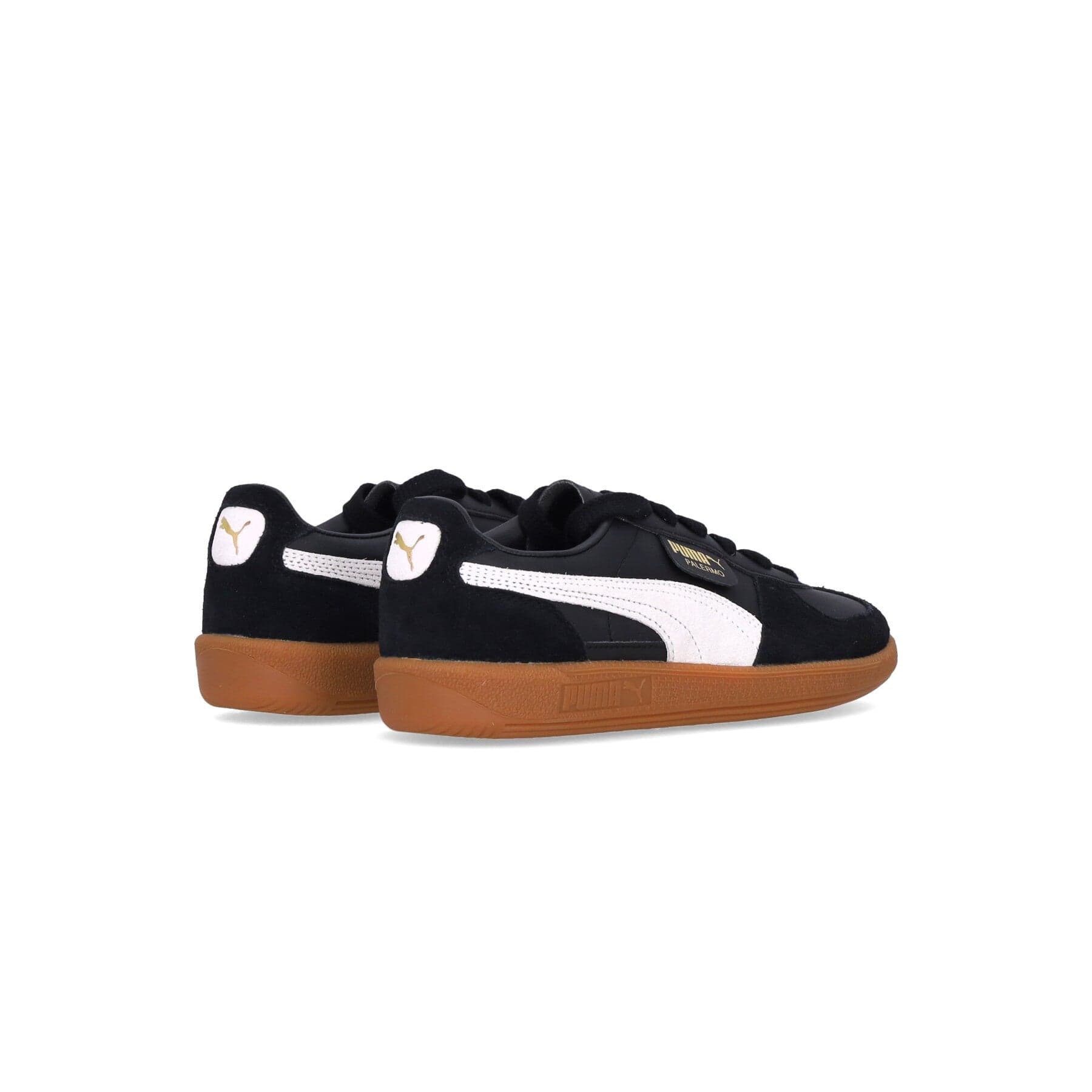 PUMA Scarpa Bassa Uomo Palermo Lth Black/feather Gray/gum da uomo in Sneaker casual Drestige - Casamassima, commercioVirtuoso.it