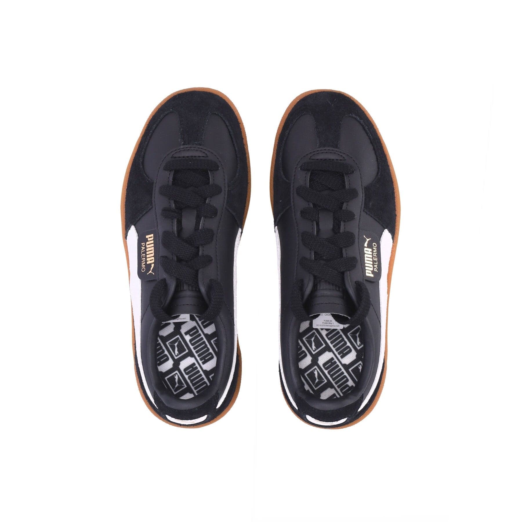 PUMA Scarpa Bassa Uomo Palermo Lth Black/feather Gray/gum da uomo in Sneaker casual Drestige - Casamassima, commercioVirtuoso.it