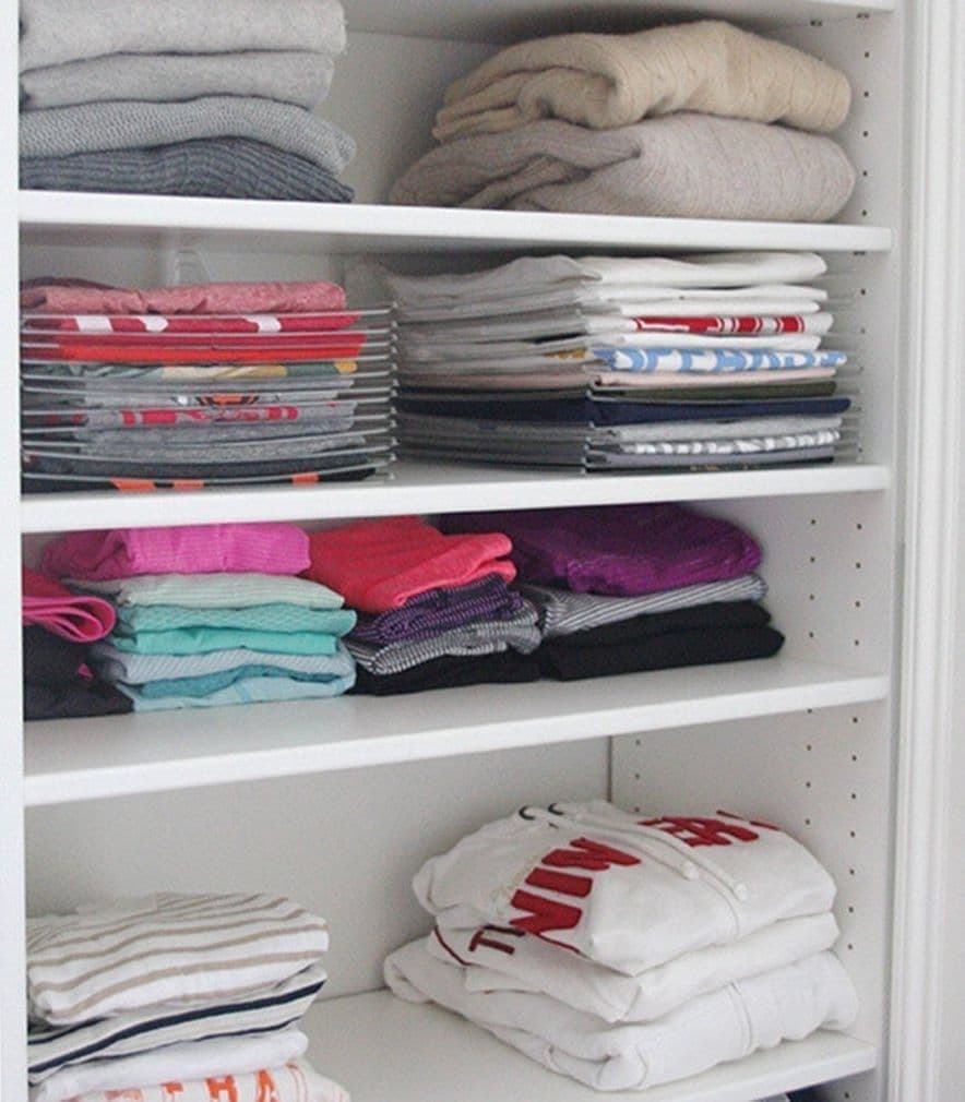 ORGANIZER PER MAGLIETTE SALVASPAZIO T-SHIRT PIEGHEVOLE CABINA ARMADIO CASSETTO in Organizer per cassetti Trade Shop italia - Napoli, commercioVirtuoso.it