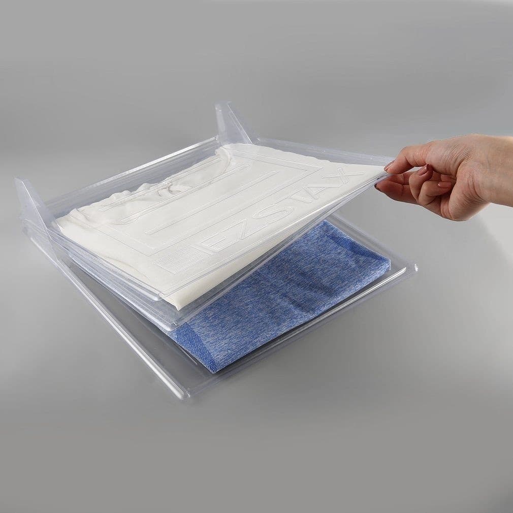 ORGANIZER PER MAGLIETTE SALVASPAZIO T-SHIRT PIEGHEVOLE CABINA ARMADIO CASSETTO in Organizer per cassetti Trade Shop italia - Napoli, commercioVirtuoso.it