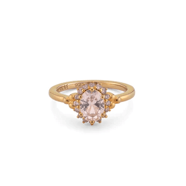 24kae  Anello con pietre colorate