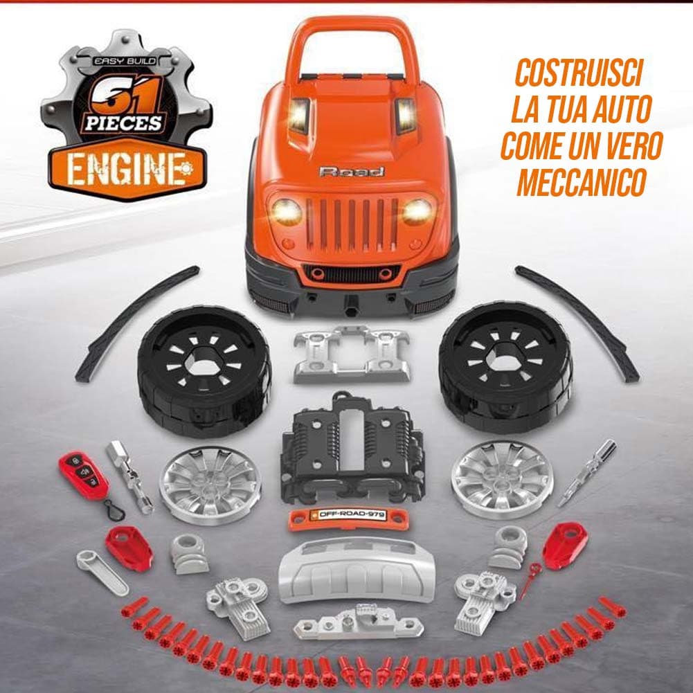 Macchina Elettrica da Costruire Giocattolo Bambini Luci Suoni Accessori Arancio in Veicoli elettrici Esplodia - Napoli, commercioVirtuoso.it