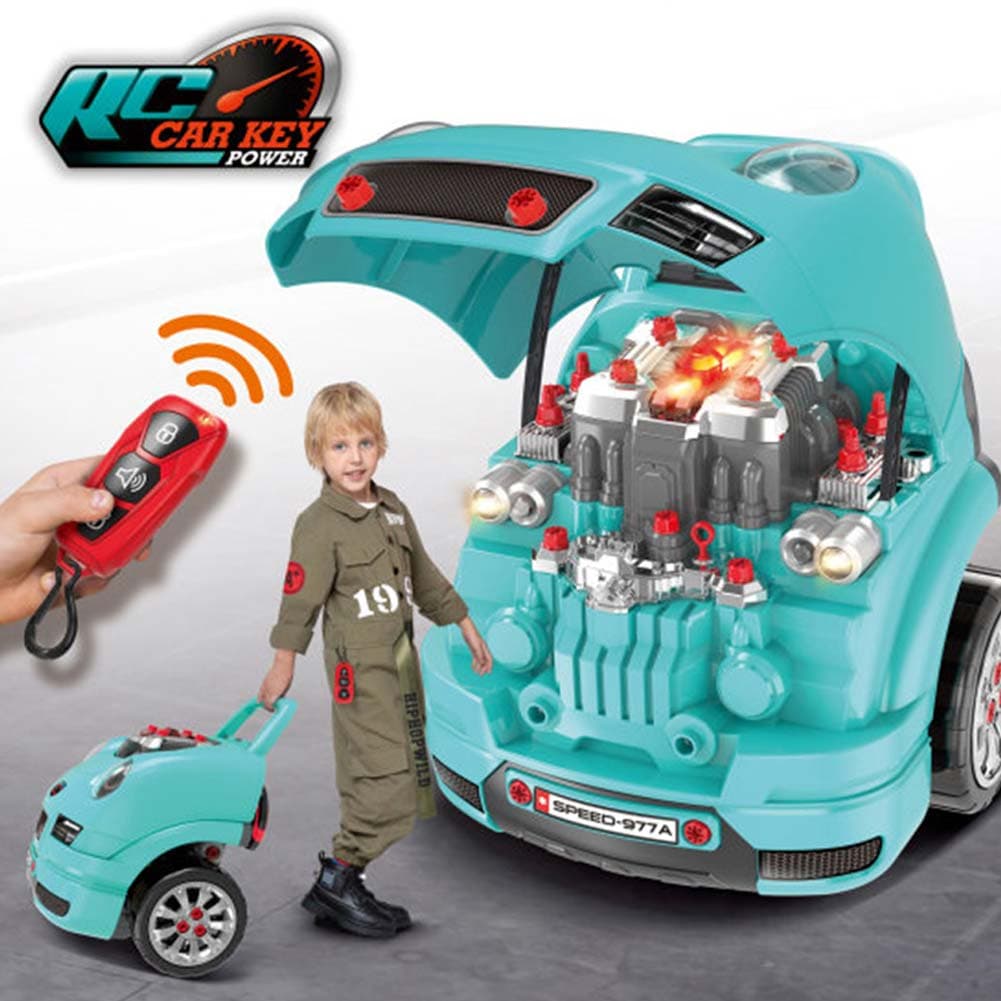 Macchina Elettrica da Costruire Giocattolo Bambini Luci Suoni Accessori Azzurro in Set di costruzioni Esplodia - Napoli, commercioVirtuoso.it