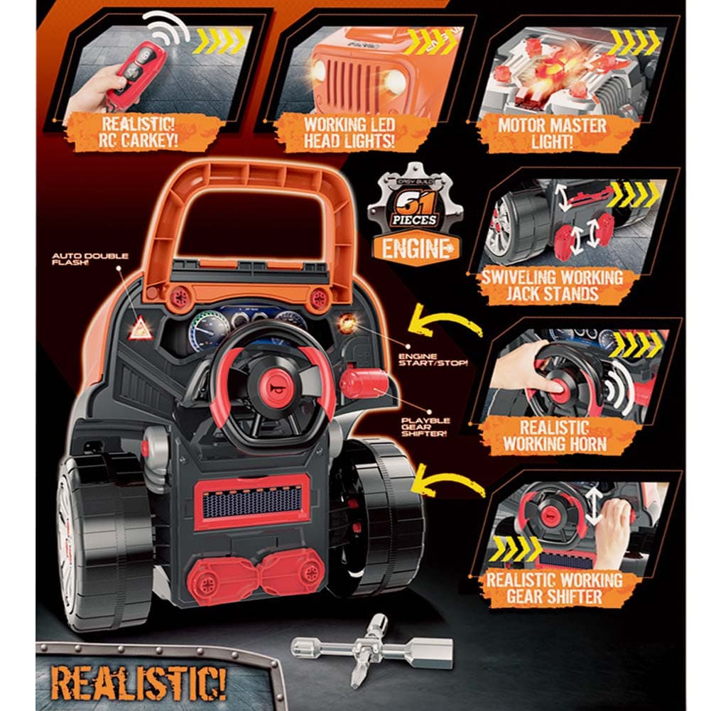 Macchina Elettrica da Costruire Giocattolo Bambini Luci Suoni Accessori Arancio in Veicoli elettrici Esplodia - Napoli, commercioVirtuoso.it