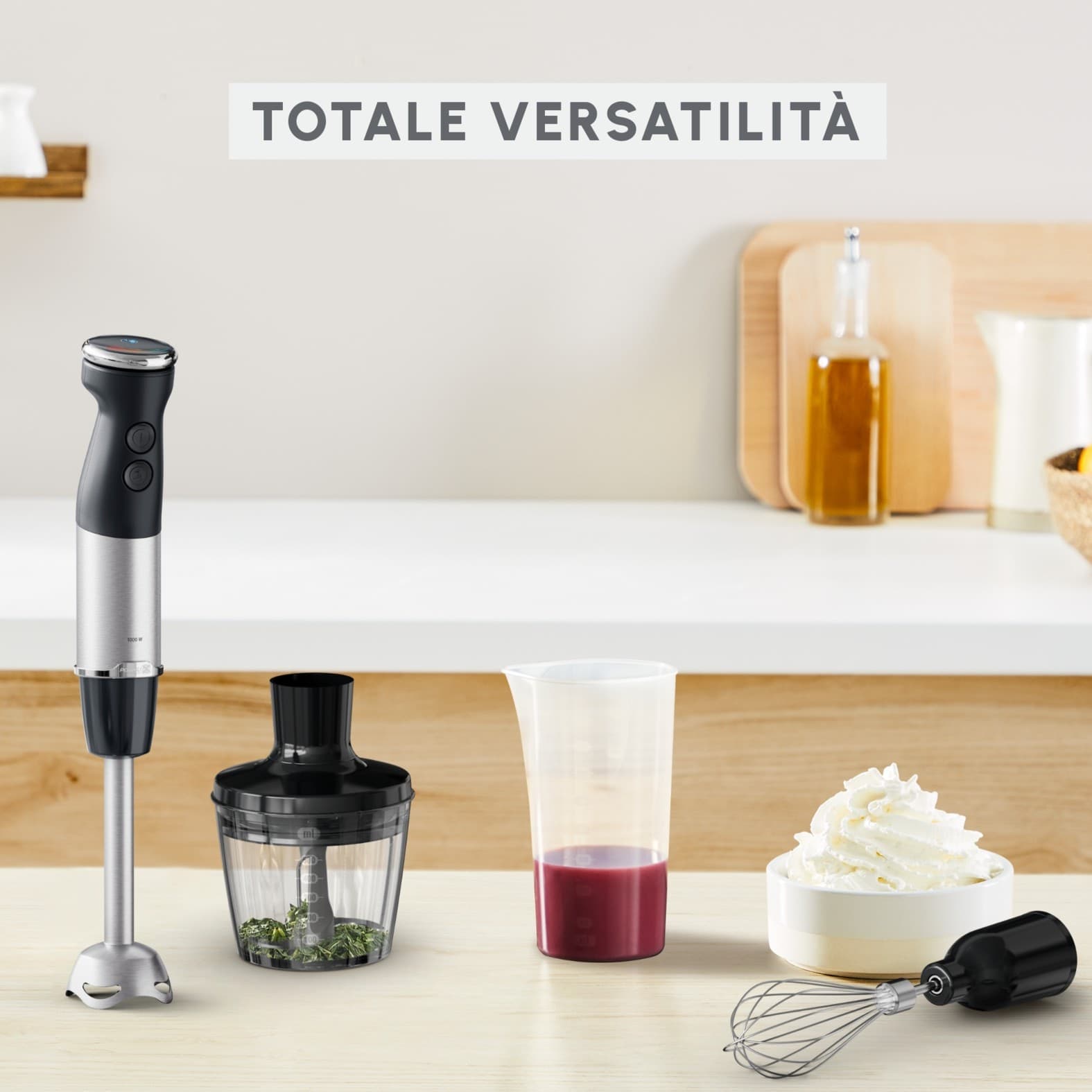 Moulinex Frullatore Immersione 3in1 Quickchef+ DD6738 – Tre Funzioni in Un Solo Dispositivo in Frullatori ad immersione e minipimer Ecoprice.it - Avellino, commercioVirtuoso.it