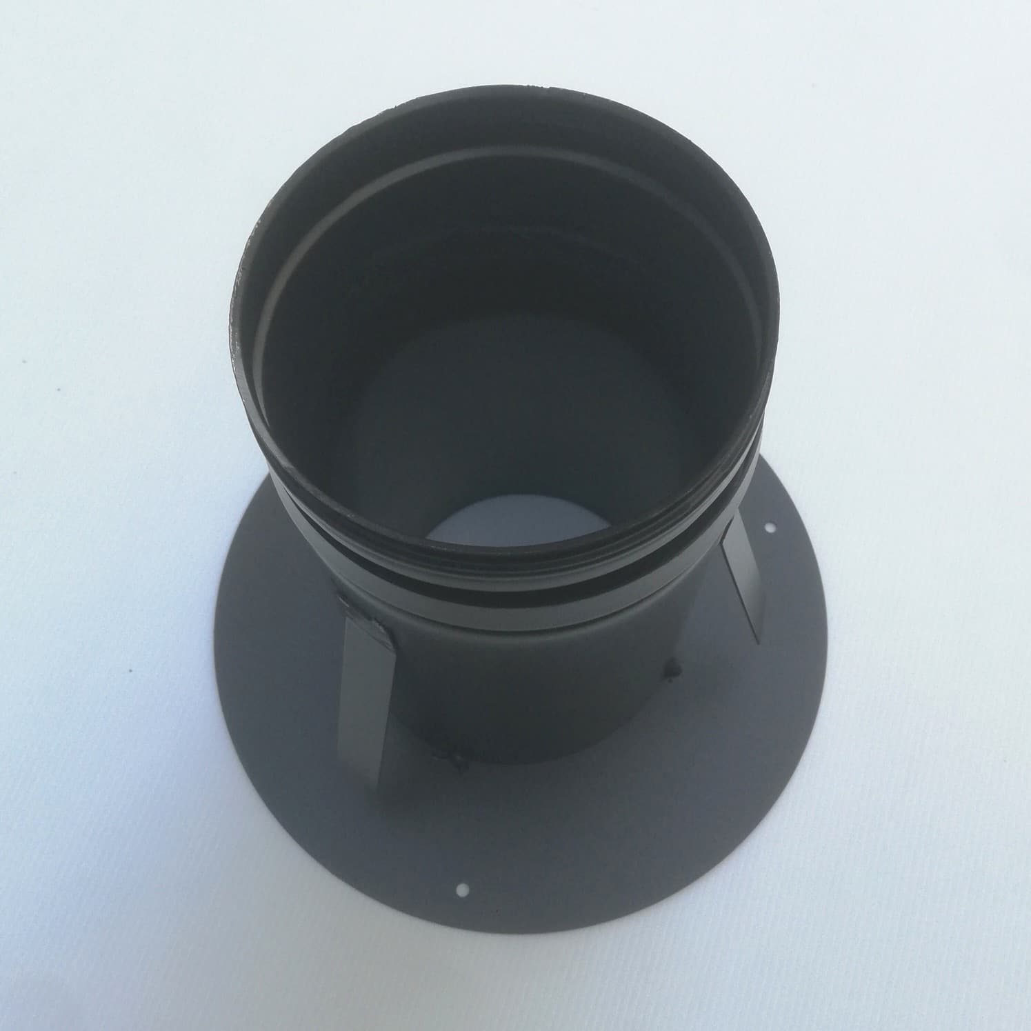 Raccordo a soffitto telescopico da 150mm con innesto per tubo inox per stufa a legna in Tubi di scarico Aloiserw.com - Altomonte, commercioVirtuoso.it