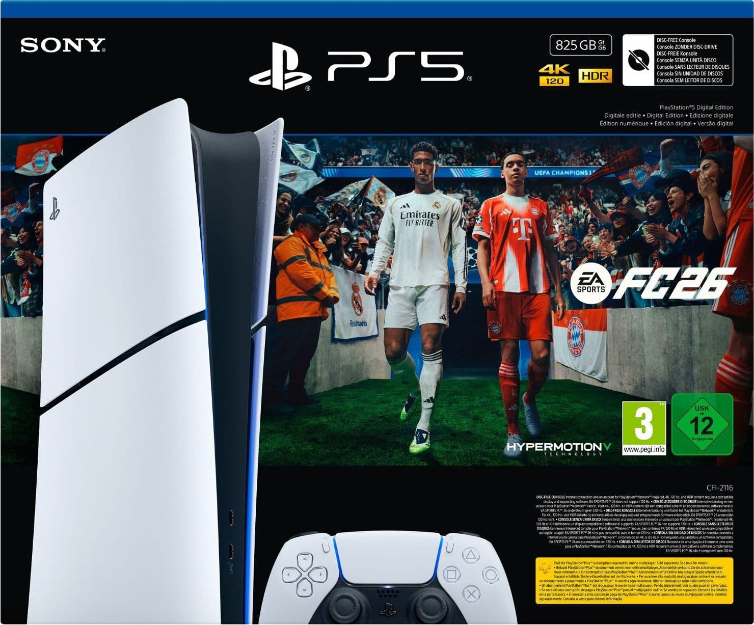 PS5 Console 825GB Digital Edition E Chassis White + FC 26 ITA in Console Ecoprice.it - Avellino, commercioVirtuoso.it