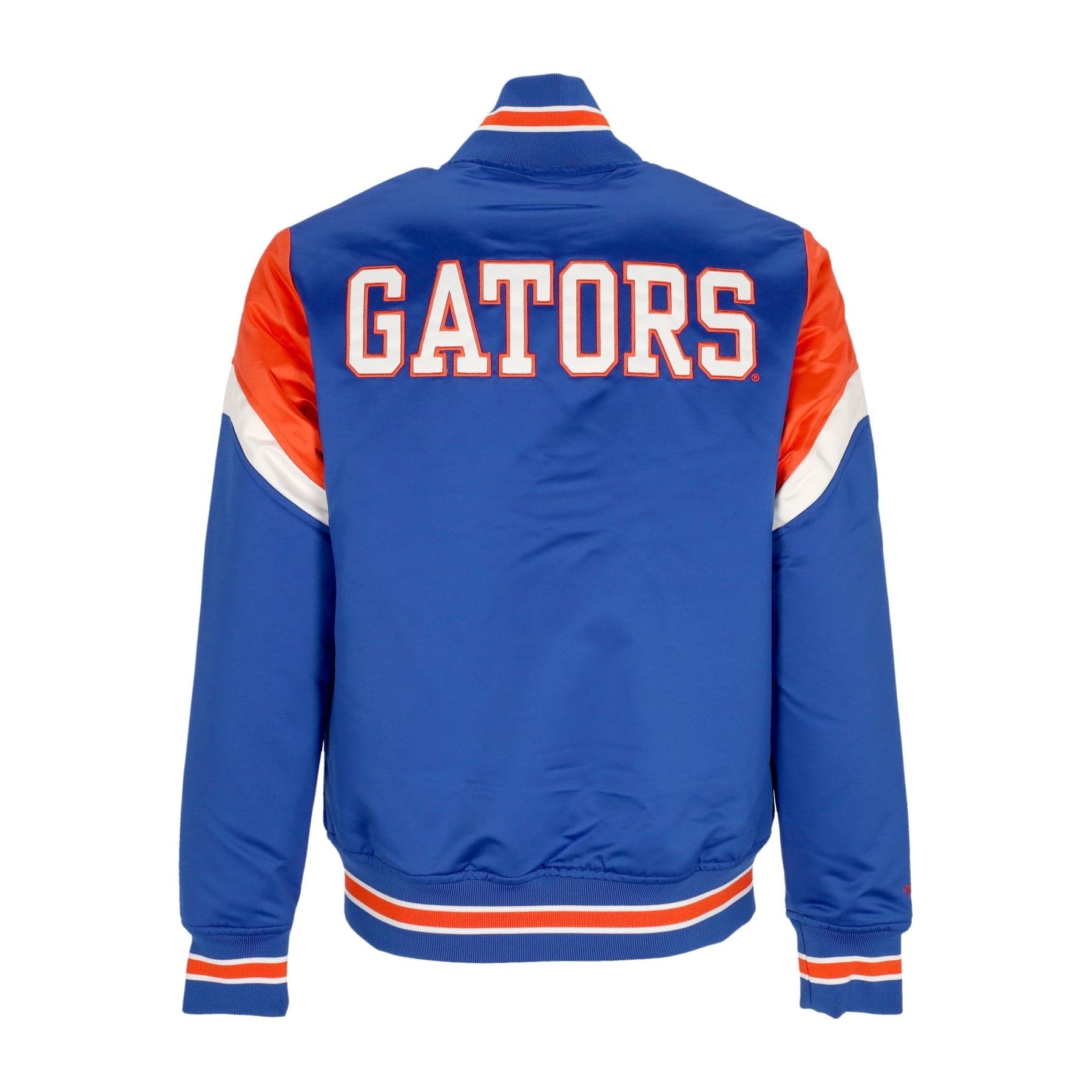 MITCHELL &amp; NESS Giubbotto Bomber Uomo Ncaa Heavyweight Satin Jacket Flogat Royal da uomo in Giacche Drestige - Casamassima, commercioVirtuoso.it