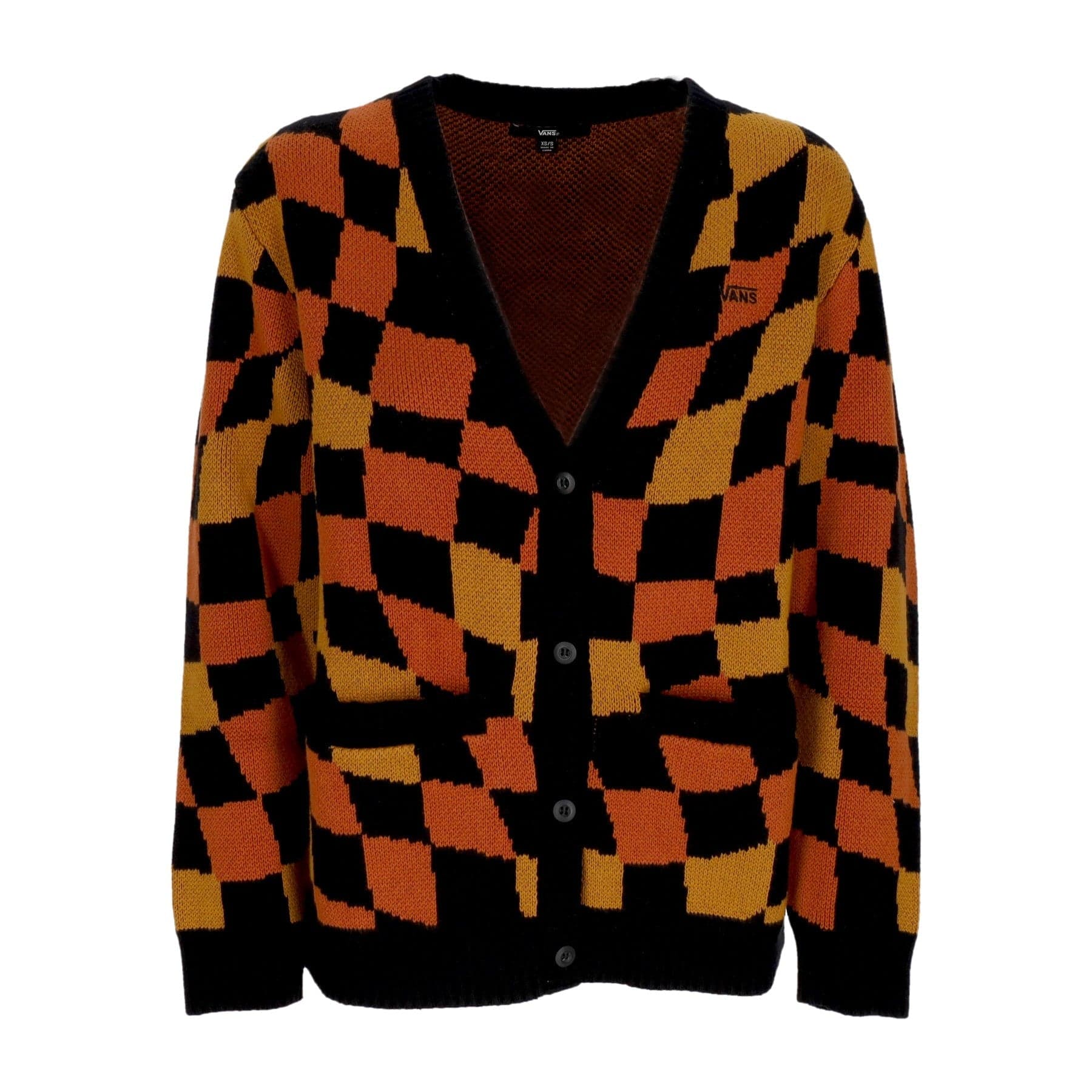 VANS Cardigan Donna W Jagger Sweater Cardigan Amusement 66 Black/ginger Bread