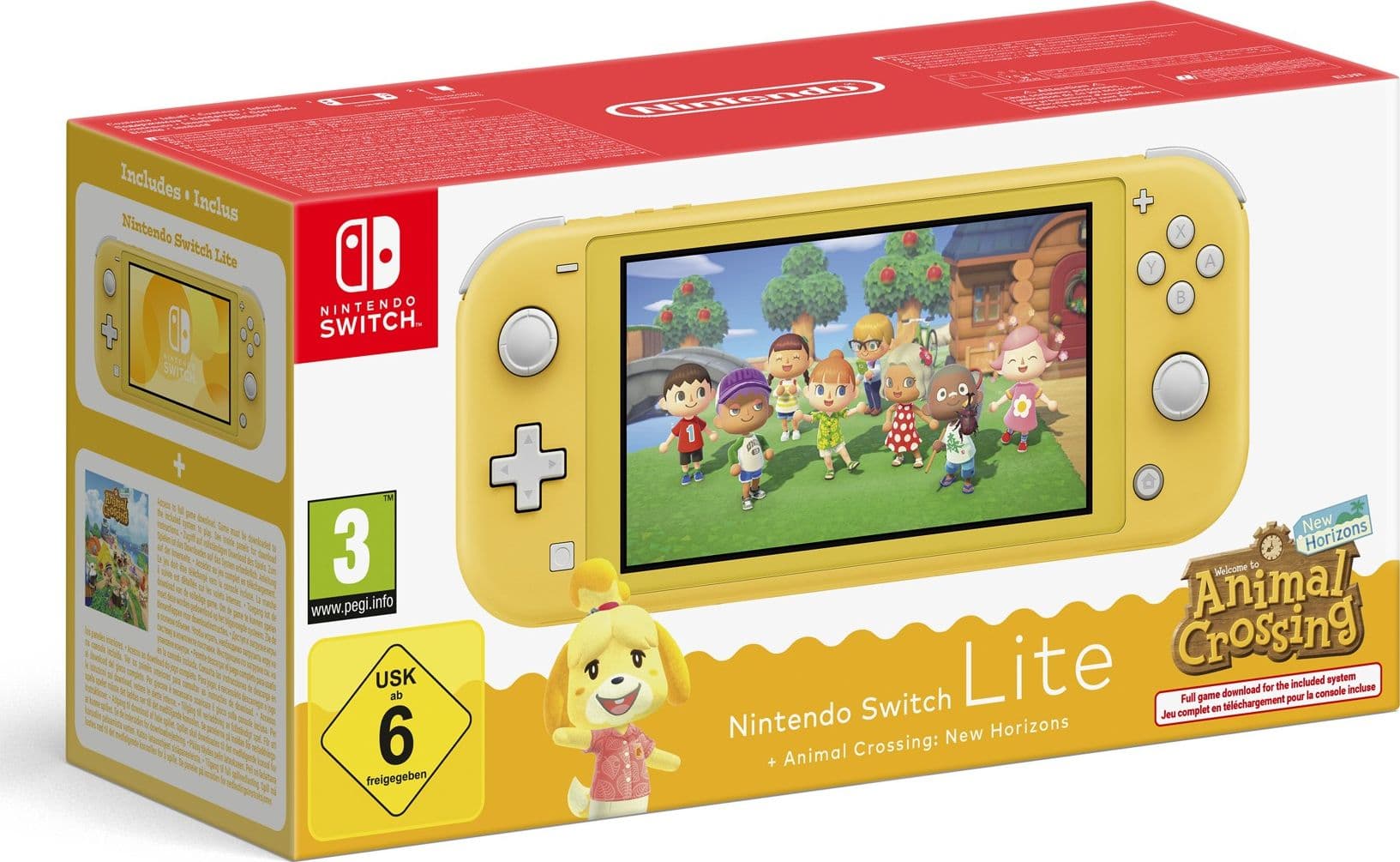 Switch lite Console Animal Crossing Yellow - 2