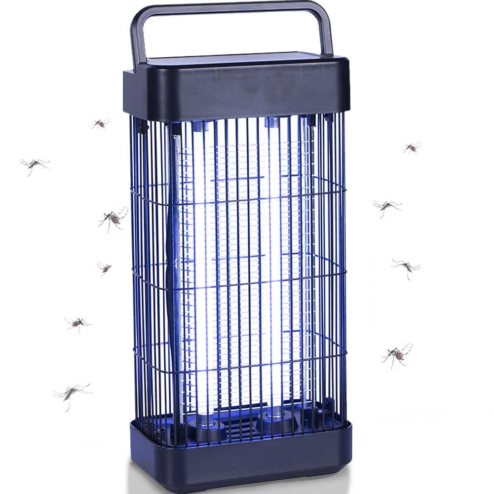 Zanzariera Elettrica Anti Zanzare Mosche 2 Lampade UV Elettroinsetticida 16W