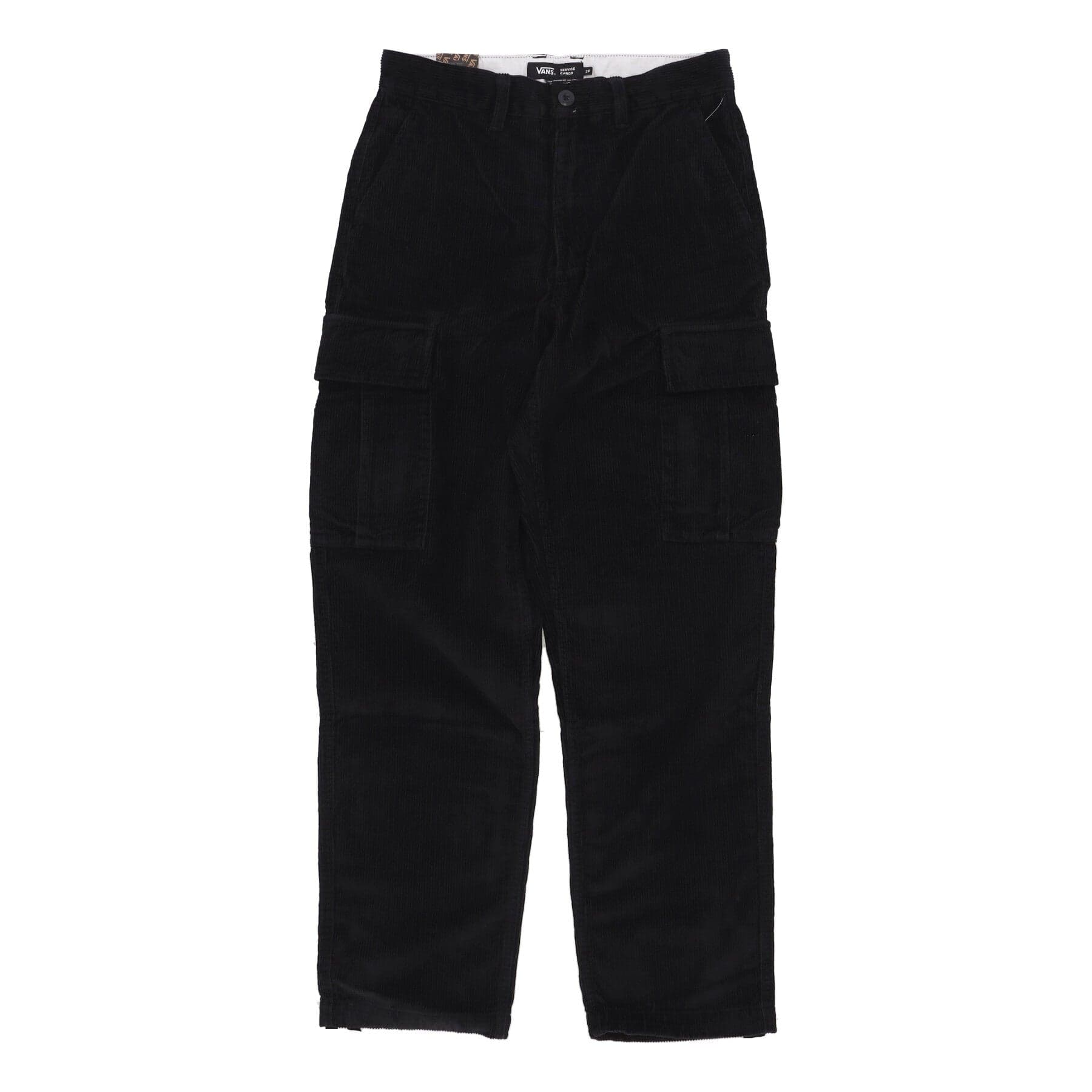 VANS Pantalone Lungo Uomo Service Cargo Cord Loose Tapered Pant Black da uomo in Pantaloni Drestige - Casamassima, commercioVirtuoso.it