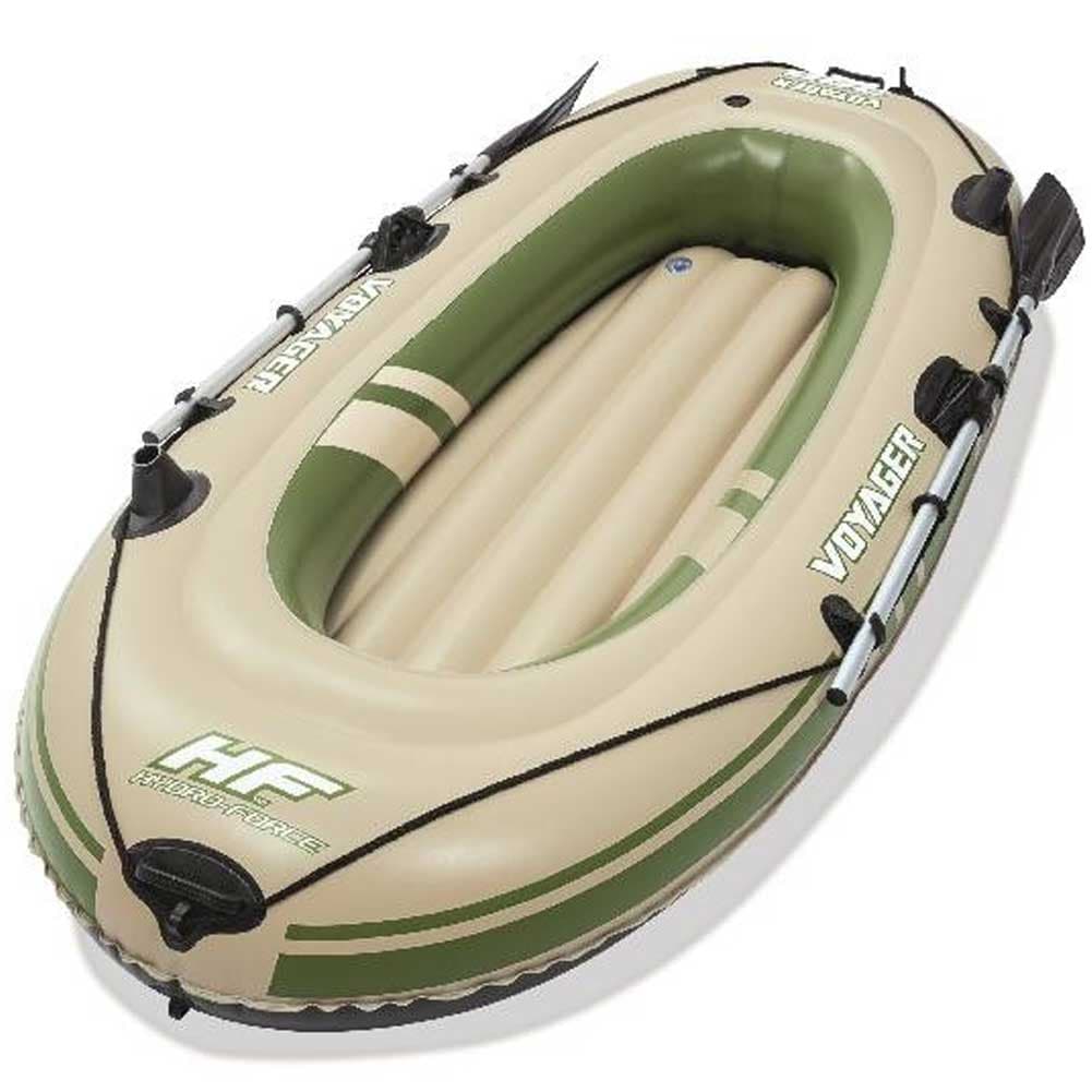 Bestway 65051 Set Canotto Barca Voyager 300 Con Remi Mare 243X102 cm