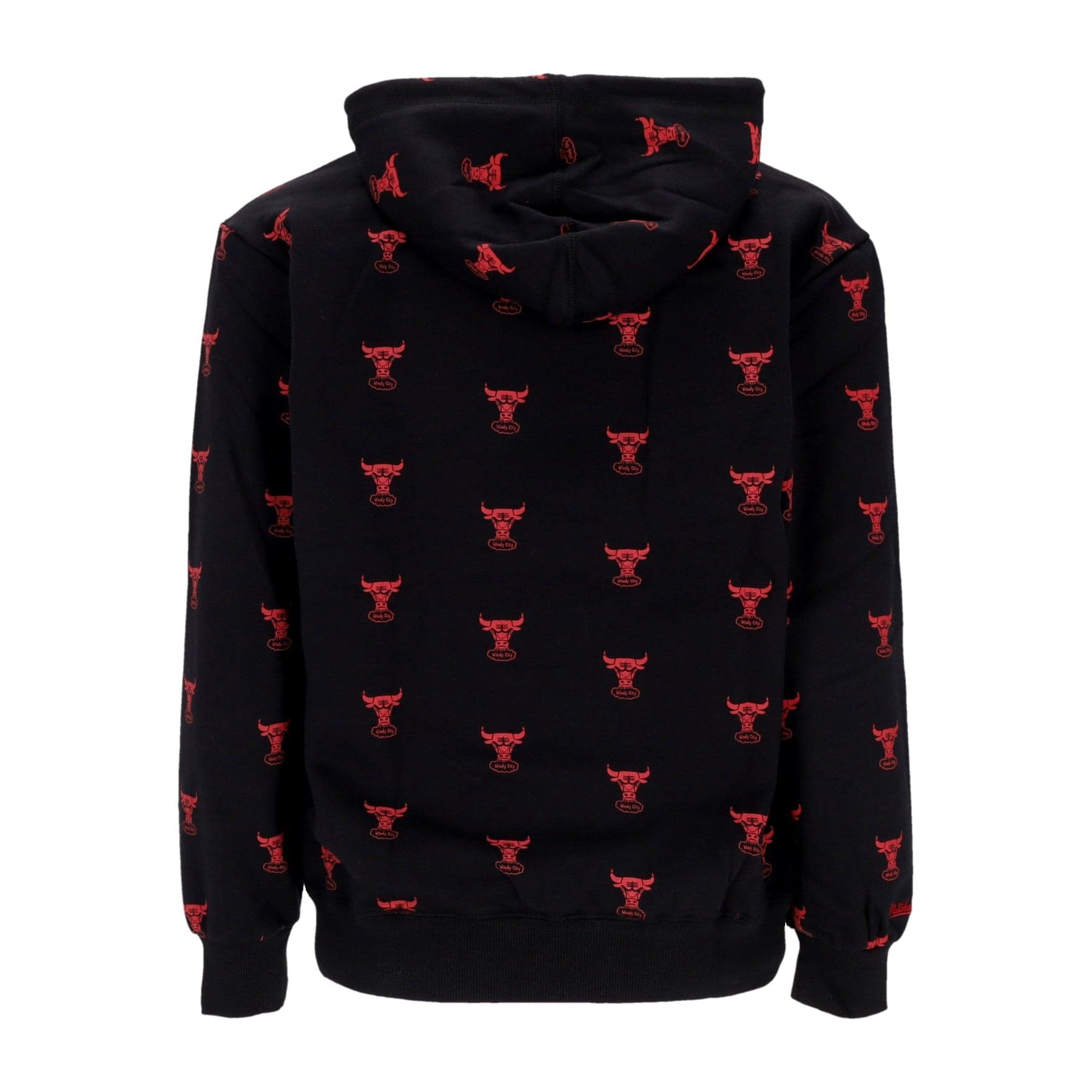 MITCHELL &amp; NESS Felpa Cappuccio Uomo Nba Aop Fleece Hoodie Chibul Black da uomo in Felpe con cappuccio e felpe Drestige - Casamassima, commercioVirtuoso.it