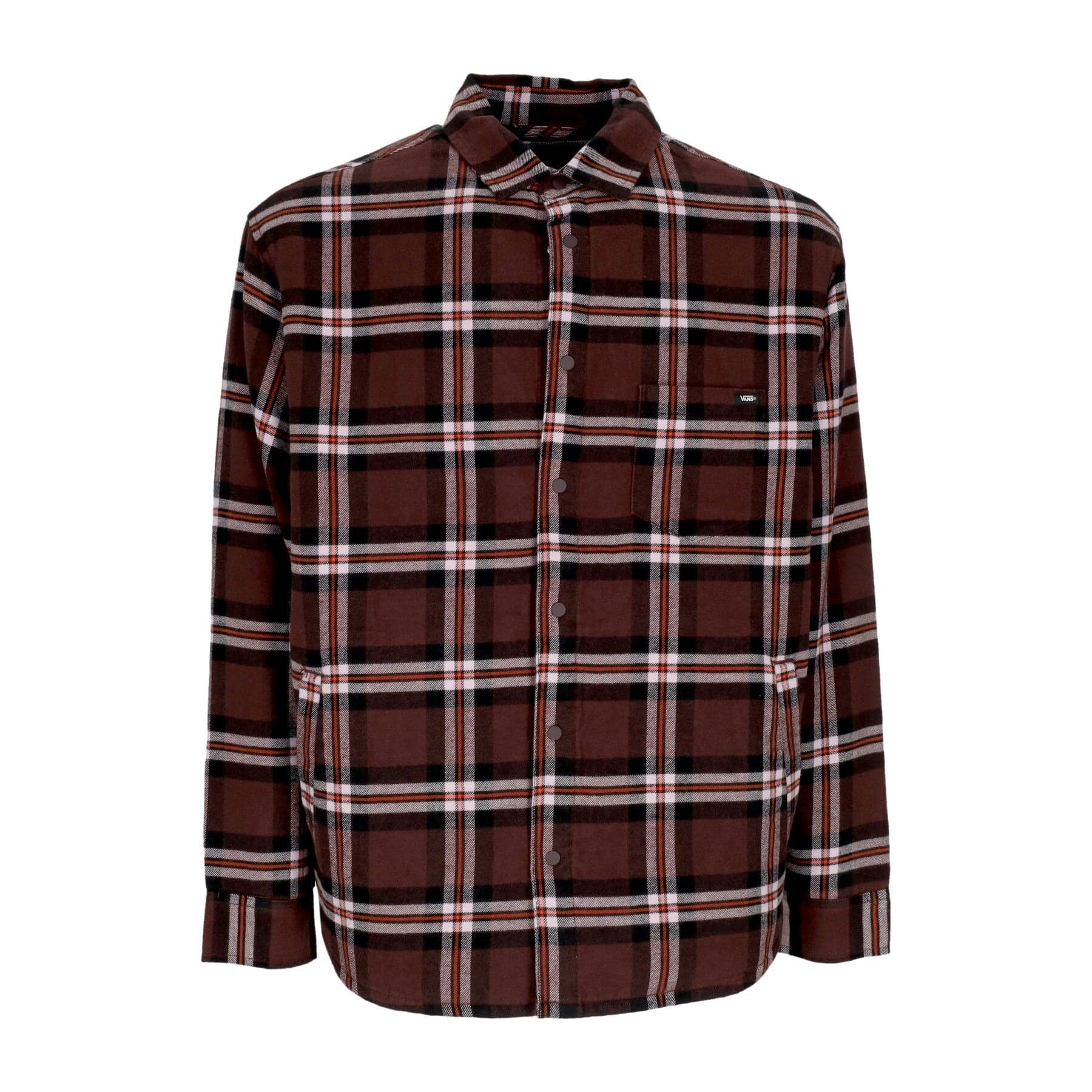 VANS Camicia Imbottita Uomo Kesler L/s Woven Shirt Fudge/lavender Frost