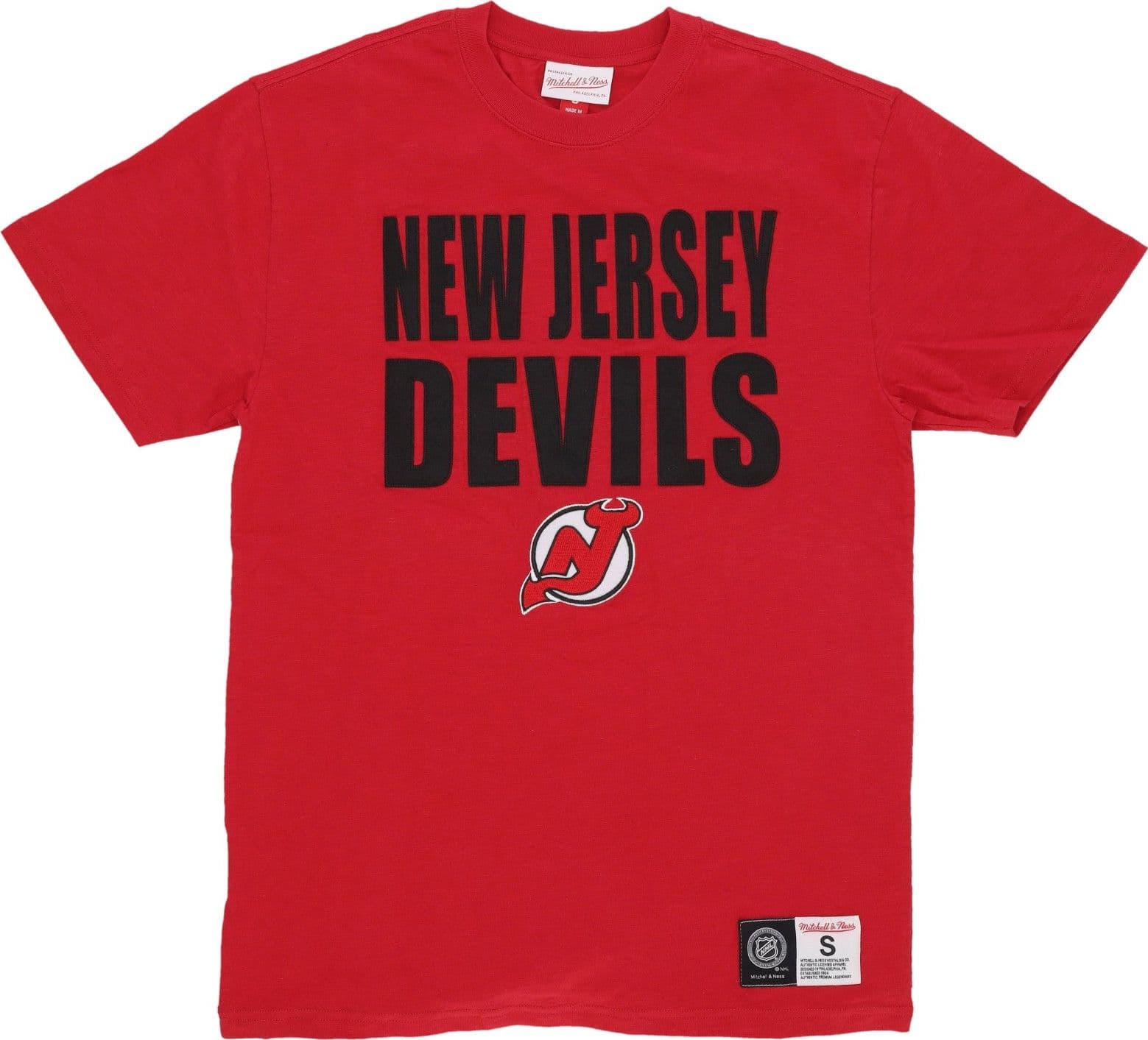 MITCHELL &amp; NESS Maglietta Uomo Nhl Legendary Slub Tee Nejdev Original Team Colors da uomo in T-shirt Drestige - Casamassima, commercioVirtuoso.it