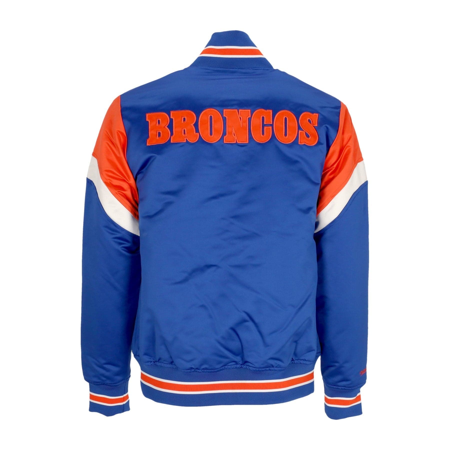 MITCHELL &amp; NESS Giubbotto Bomber Uomo Nfl Heavyweight Satin Jacket Denbro Original Team Colors da uomo in Giacche Drestige - Casamassima, commercioVirtuoso.it