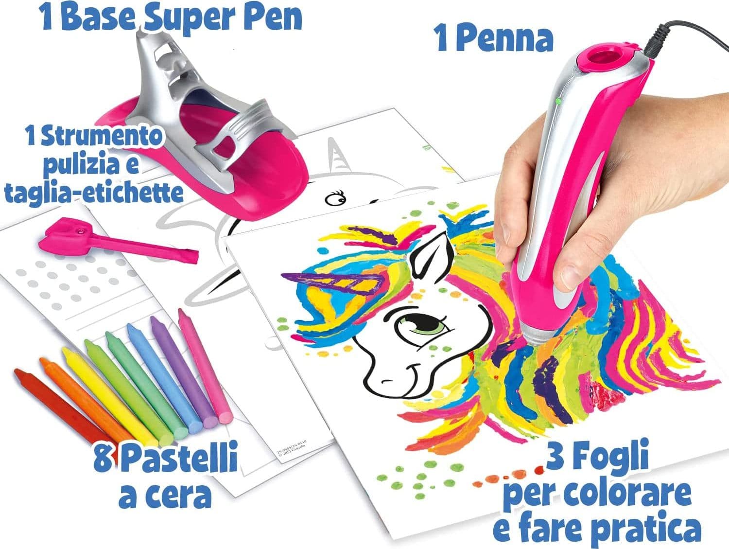 25-0510 - Super Pen Unicorno Neon in prodotto Centro Bimbo - Siderno, commercioVirtuoso.it