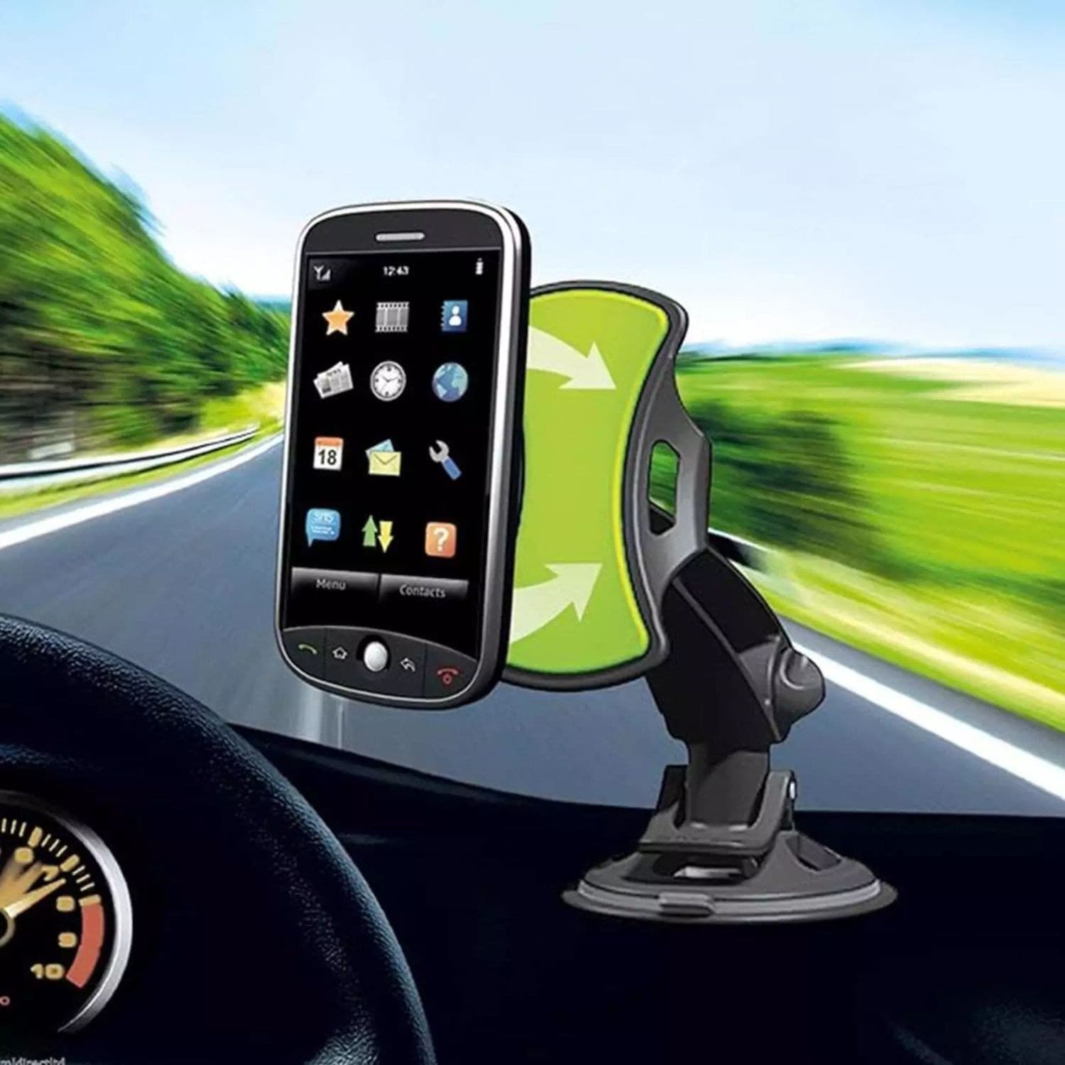 GRIPGO SUPPORTO UNIVERSALE AUTO PER CELLULARI E GPS in Alloggiamenti Ecoprice.it - Avellino, commercioVirtuoso.it