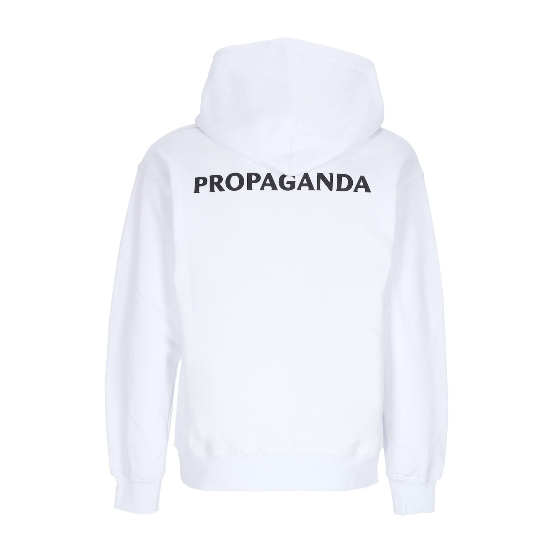 PROPAGANDA Felpa Cappuccio Uomo Logo Fire Hoodie White da uomo in Felpe con cappuccio Drestige - Casamassima, commercioVirtuoso.it