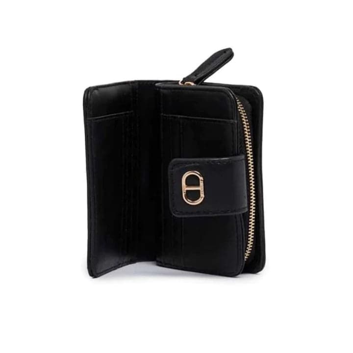 TWINSET Portafogli zip around 232TD8351 nero con logo oval T piccolo in Portafogli Calzature Durello - Agna, commercioVirtuoso.it