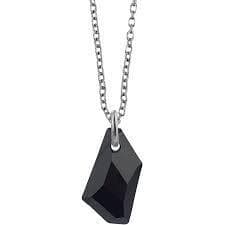 Boccadamo - Collana con cristallo geometrico nero
