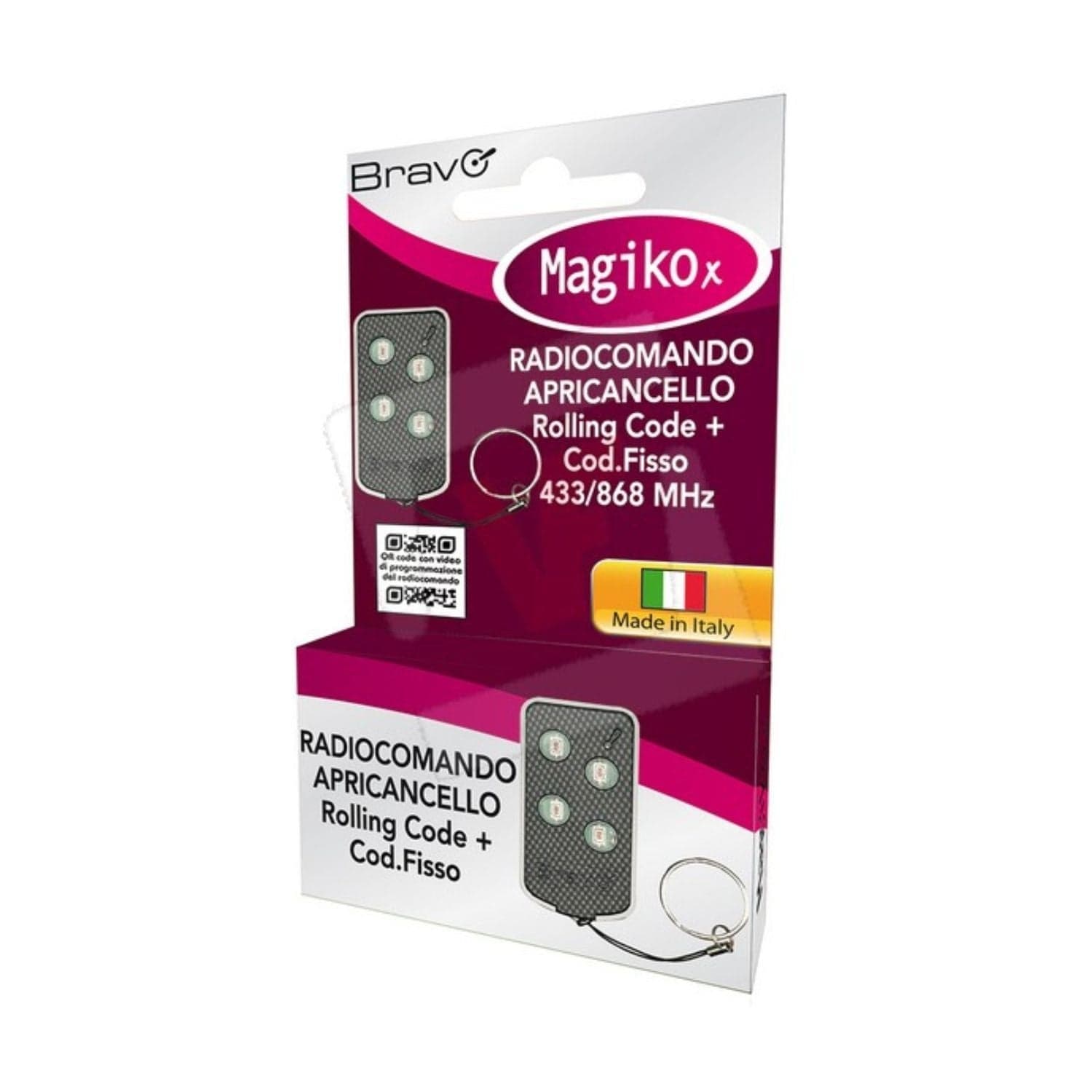 Bravo Magikox Radiocomando Apri Cancello Rolling code+code fisso in Ferramenta per cancelli Ecoprice.it - Avellino, commercioVirtuoso.it
