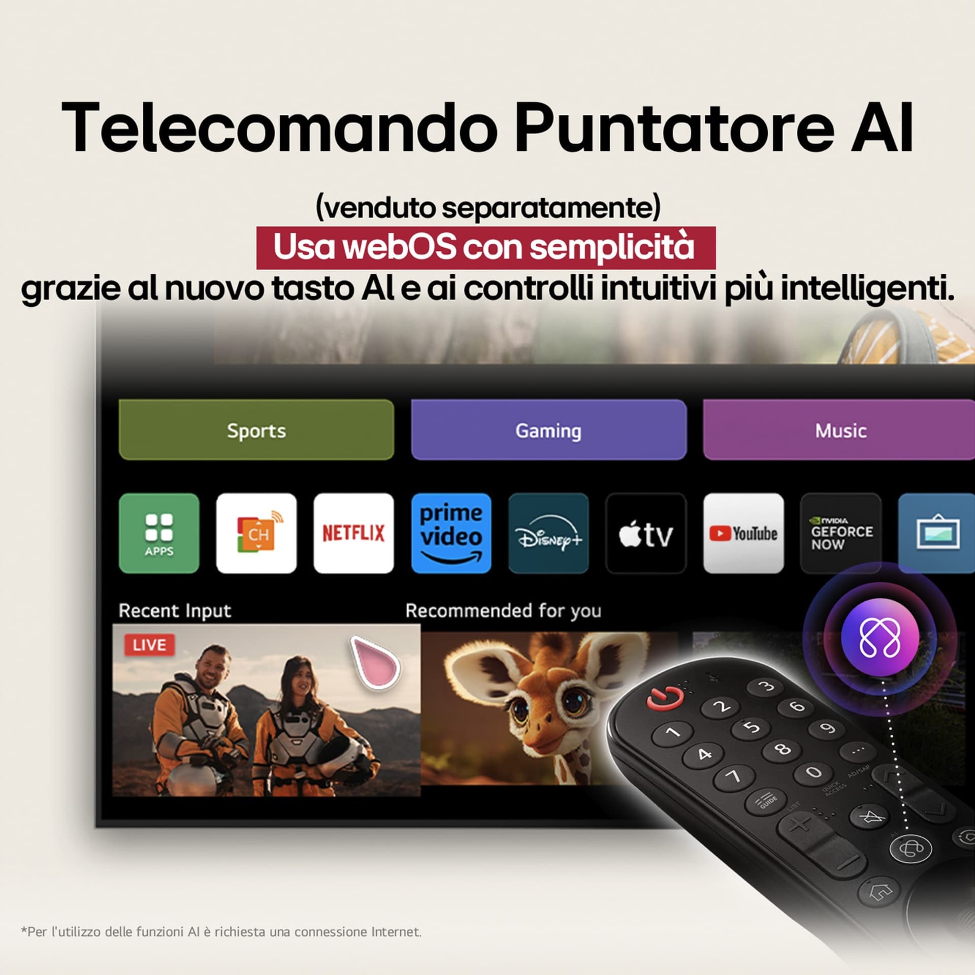 LG 55" LED 55UA75006LA 4K UHD Smart TV in Televisori Ecoprice.it - Avellino, commercioVirtuoso.it