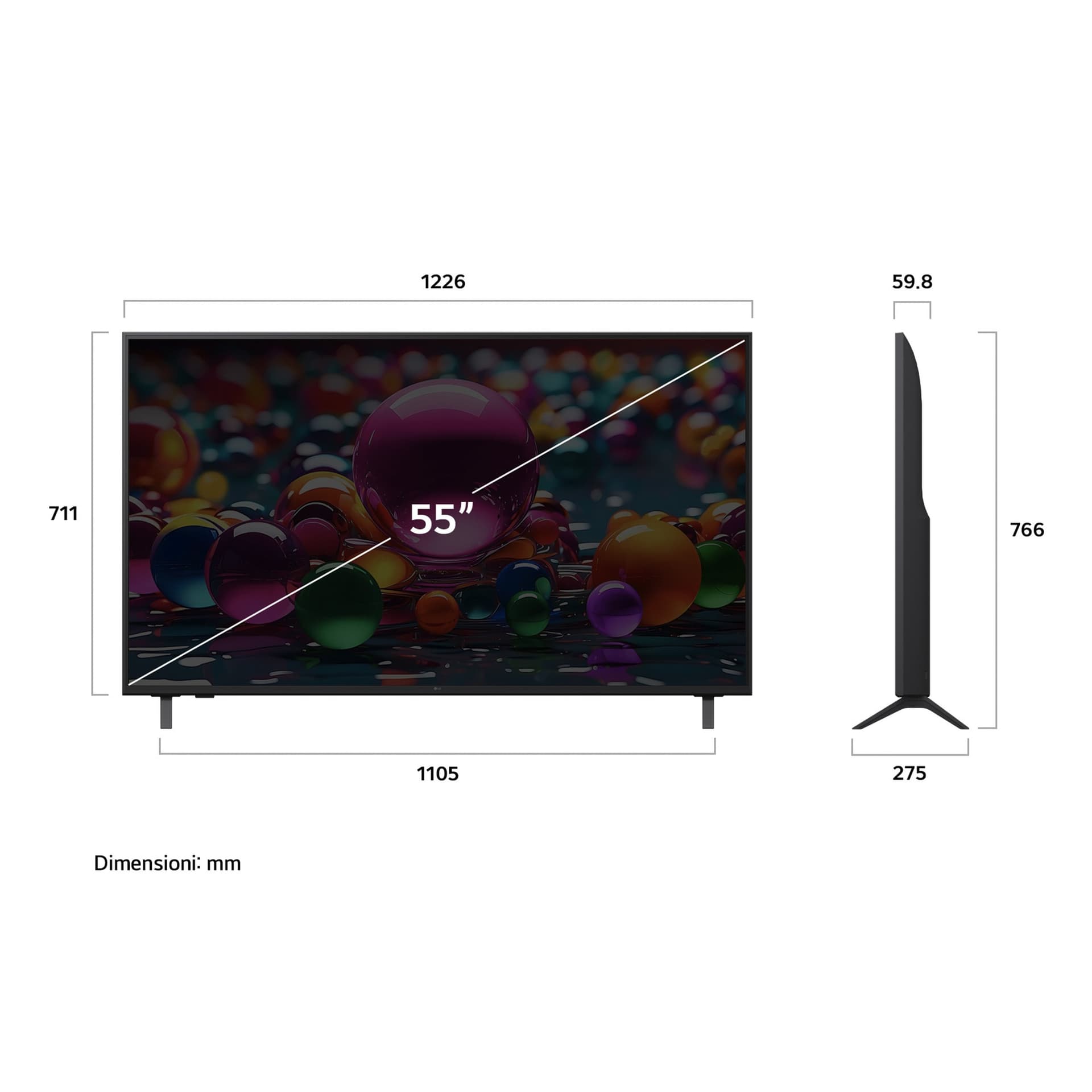 LG 55" LED 55UA75006LA 4K UHD Smart TV in Televisori Ecoprice.it - Avellino, commercioVirtuoso.it
