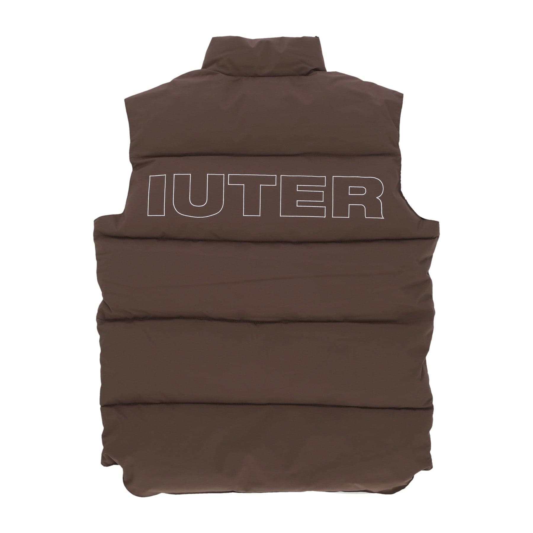 IUTER Piumino Smanicato Uomo Puff Vest Brown da uomo in Gilet Drestige - Casamassima, commercioVirtuoso.it