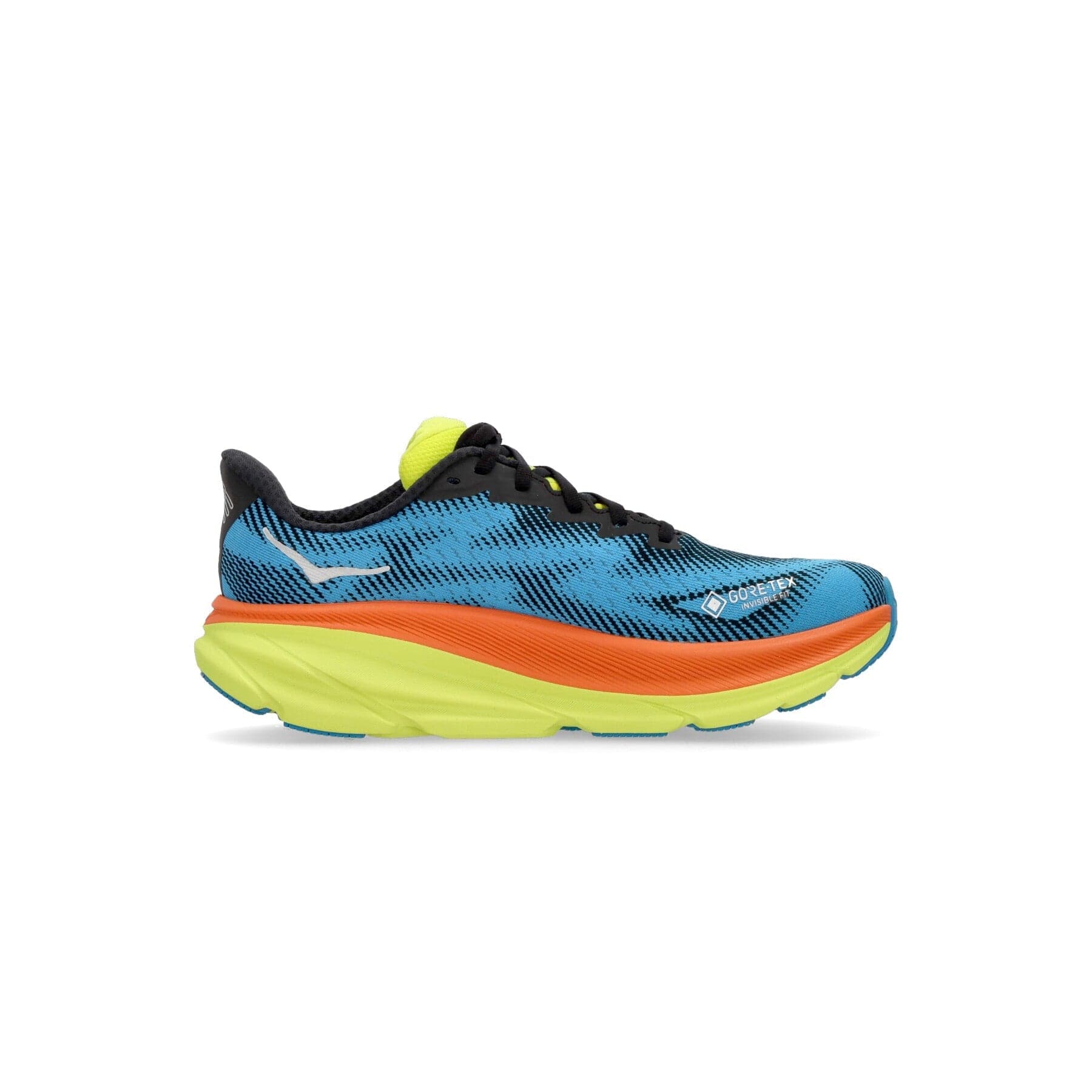 HOKA ONE ONE Scarpa Outdoor Uomo Clifton 9 Gtx Black/diva Blue da uomo in Sneaker casual Drestige - Casamassima, commercioVirtuoso.it