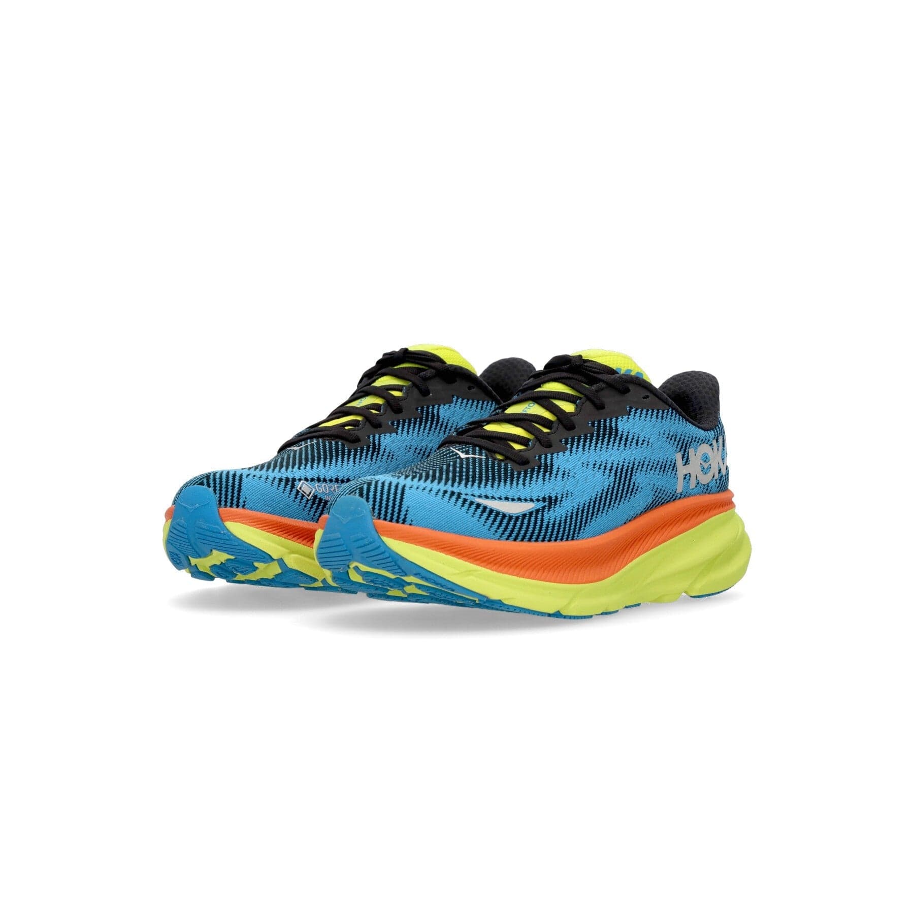 HOKA ONE ONE Scarpa Outdoor Uomo Clifton 9 Gtx Black/diva Blue da uomo in Sneaker casual Drestige - Casamassima, commercioVirtuoso.it