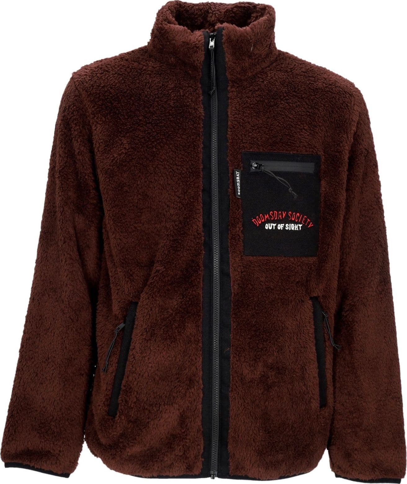 DOOMSDAY Orsetto Uomo Out Of Sight Fleece Jacket Brown da uomo in Giacche Drestige - Casamassima, commercioVirtuoso.it