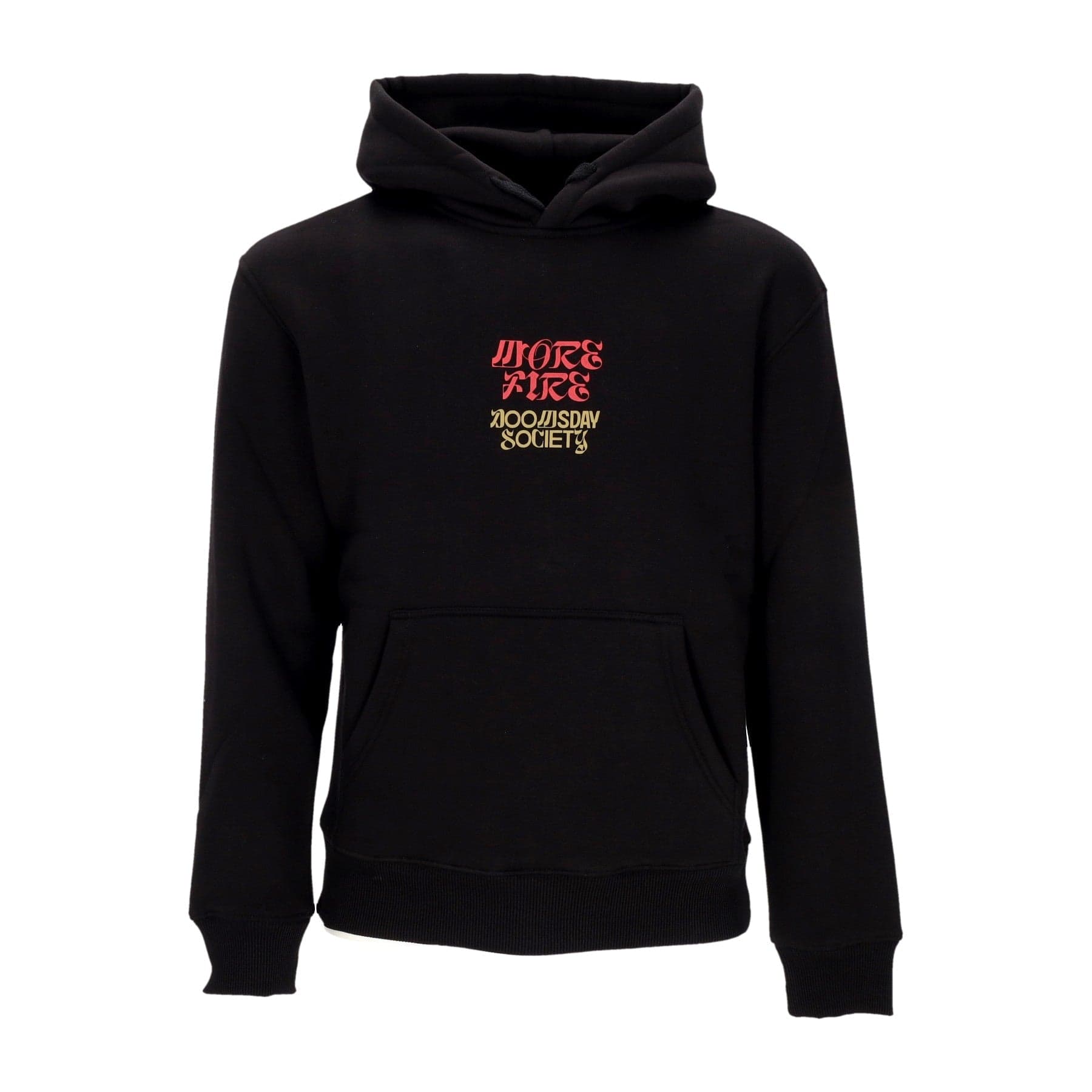 DOOMSDAY Felpa Cappuccio Uomo More Fire Hoodie Black da uomo in Felpe con cappuccio Drestige - Casamassima, commercioVirtuoso.it