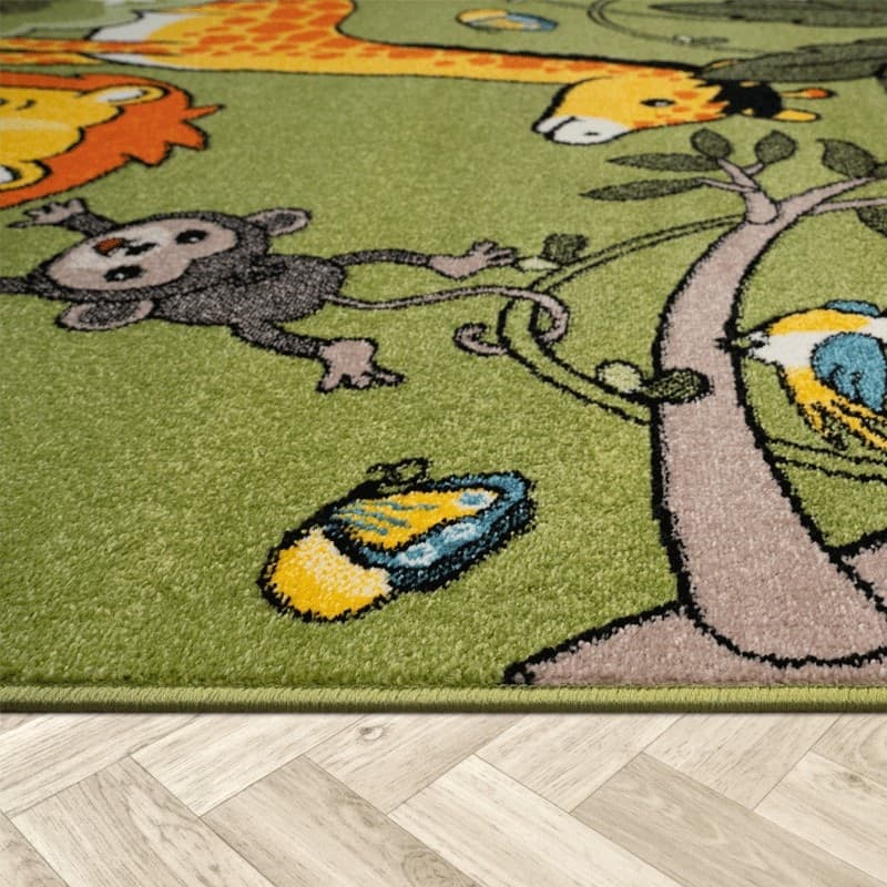 Tappeto per Bambini Pelo Corto L'allegra giungla in Tappeti Collezione Casa - Trebisacce, commercioVirtuoso.it