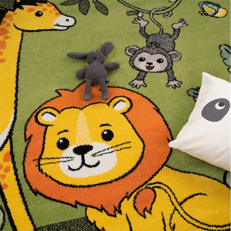 Tappeto per Bambini Pelo Corto L'allegra giungla in Tappeti Collezione Casa - Trebisacce, commercioVirtuoso.it