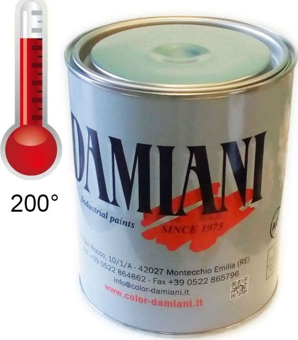 Damiani Silicrom 1kg smalto alta temperatura tutti i RAL 5000 - max 200°C in Vernice a spray Aloiserw.com - Altomonte, commercioVirtuoso.it