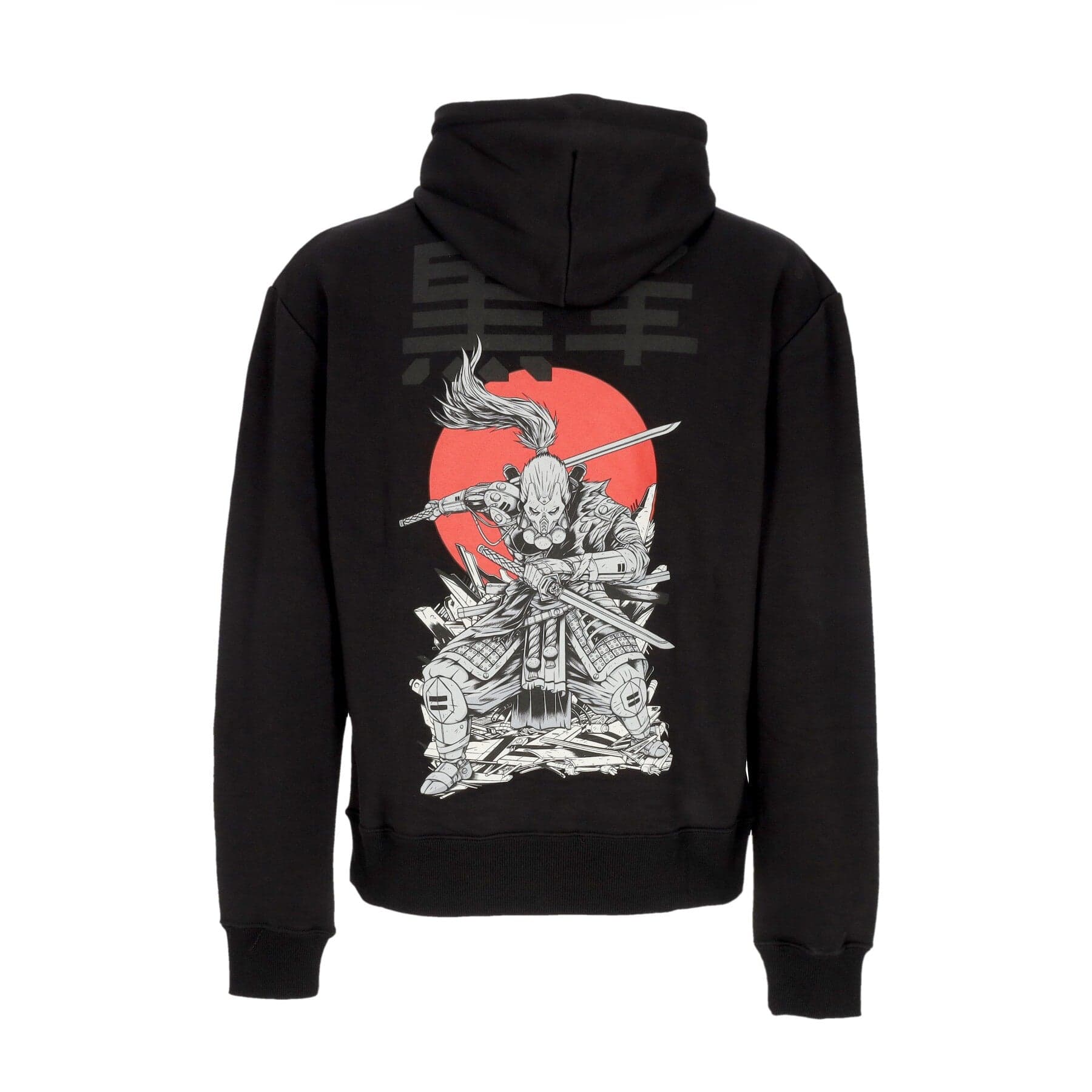 DOLLY NOIRE Felpa Leggera Cappuccio Uomo Myamoto Musashi Hoodie Black da uomo in Felpe con cappuccio Drestige - Casamassima, commercioVirtuoso.it