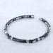 ZANCAN - Bracciale da uomo in acciaio e PVD nero con spinelli neri in Bracciali Alba Gioielli - Casoria, commercioVirtuoso.it