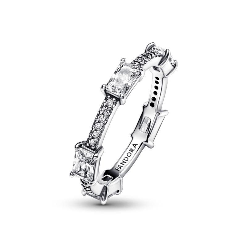 Pandora - Anello Pavè con Pietre Luminose in Anelli Alba Gioielli - Casoria, commercioVirtuoso.it