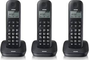 Telefono Cordless Brondi Gala Trio Nero in Telefoni analogici Ecoprice.it - Avellino, commercioVirtuoso.it