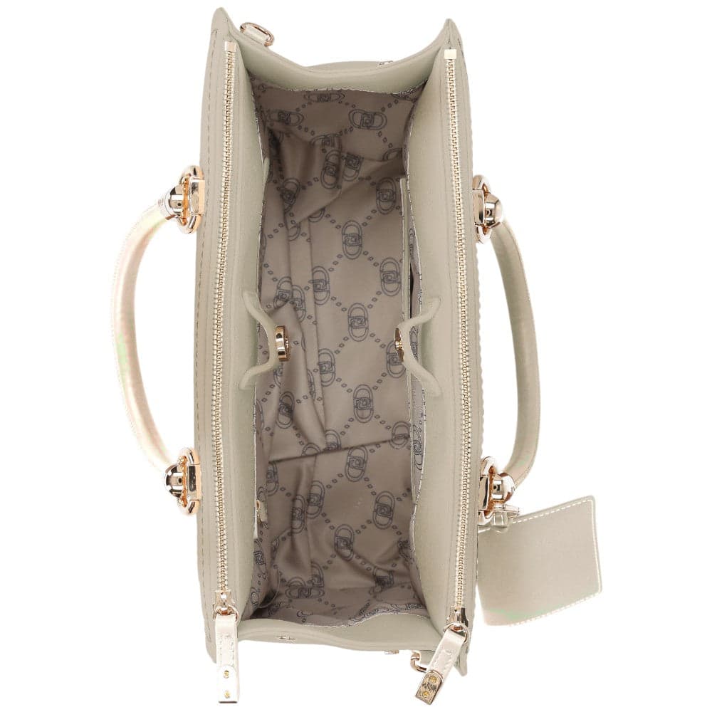 Liu Jo borsa satchel creama linea Manhattan AA5008E0058 Borse Liu Jo