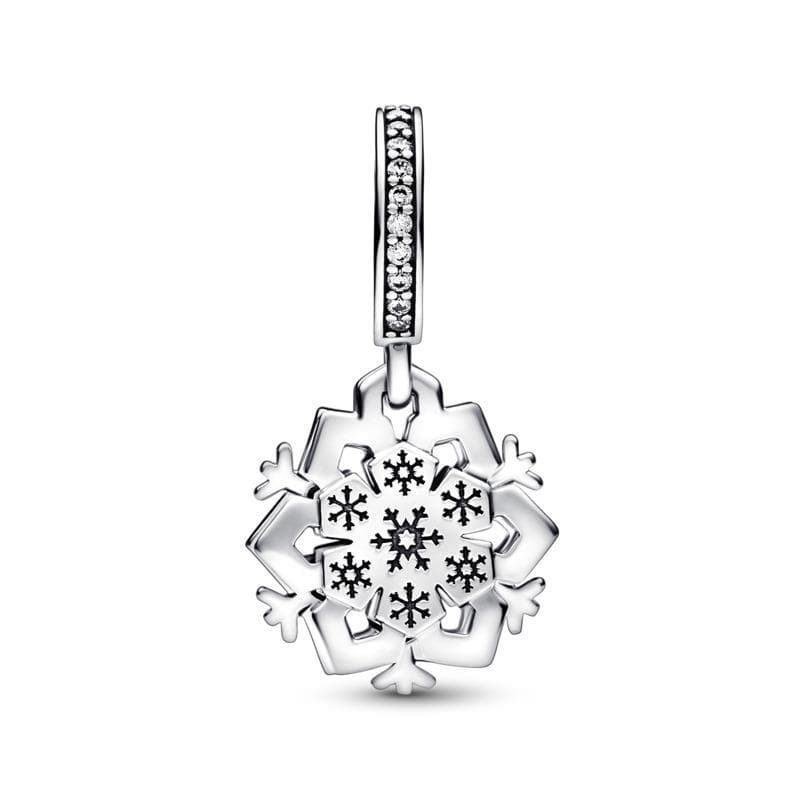 Pandora - Charm Pendente Doppio Fiocco di Neve Scintillante in Bead Charm Alba Gioielli - Casoria, commercioVirtuoso.it