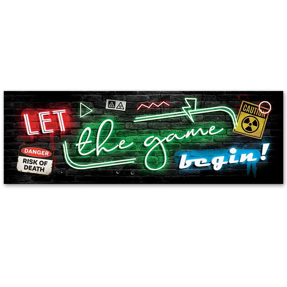 Quadro su tela, Iscrizione per il giocatore Neon Gaming in Poster e stampe Collezione Casa - Trebisacce, commercioVirtuoso.it